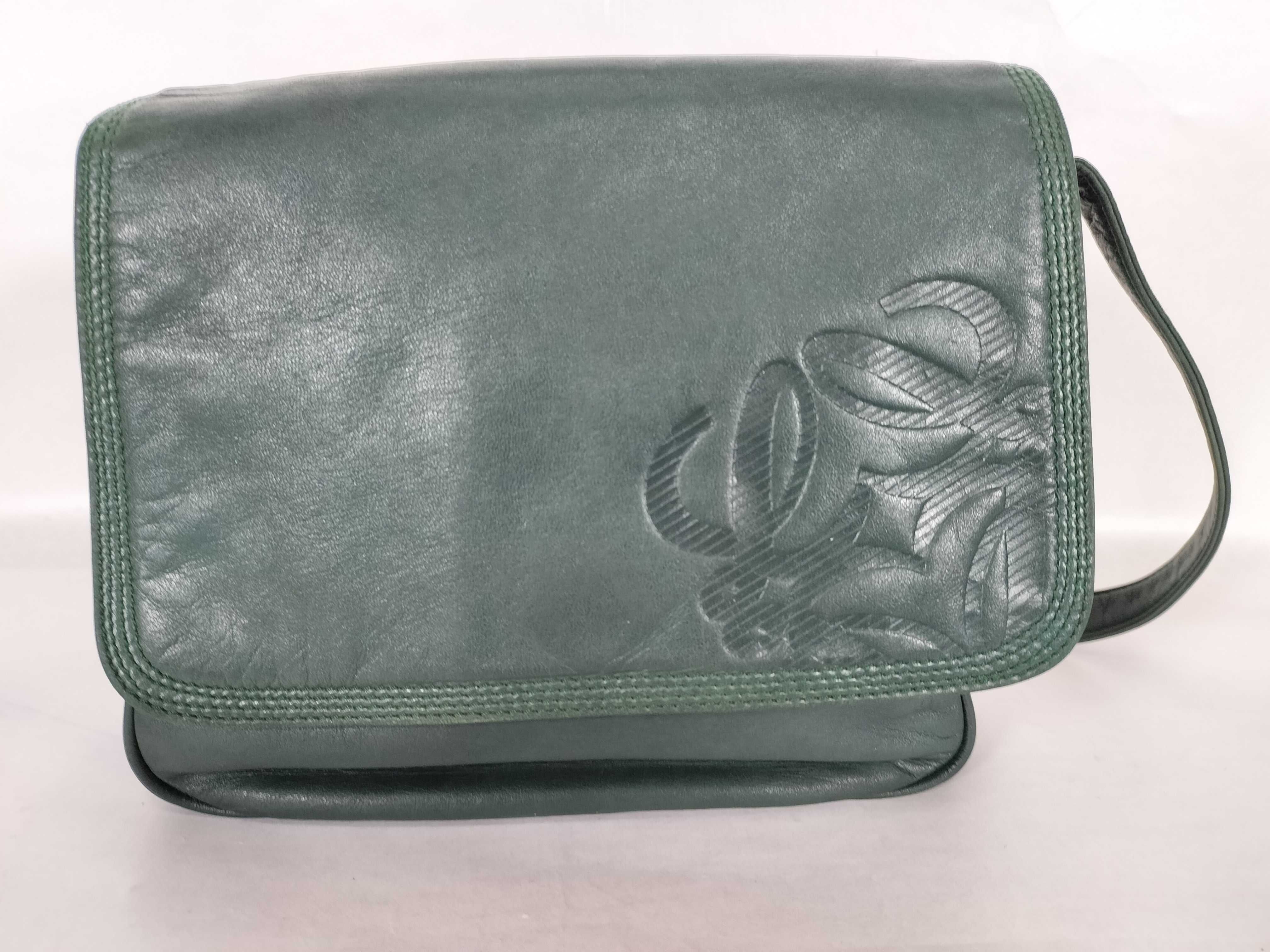Anagram Leather Shoulder Bag