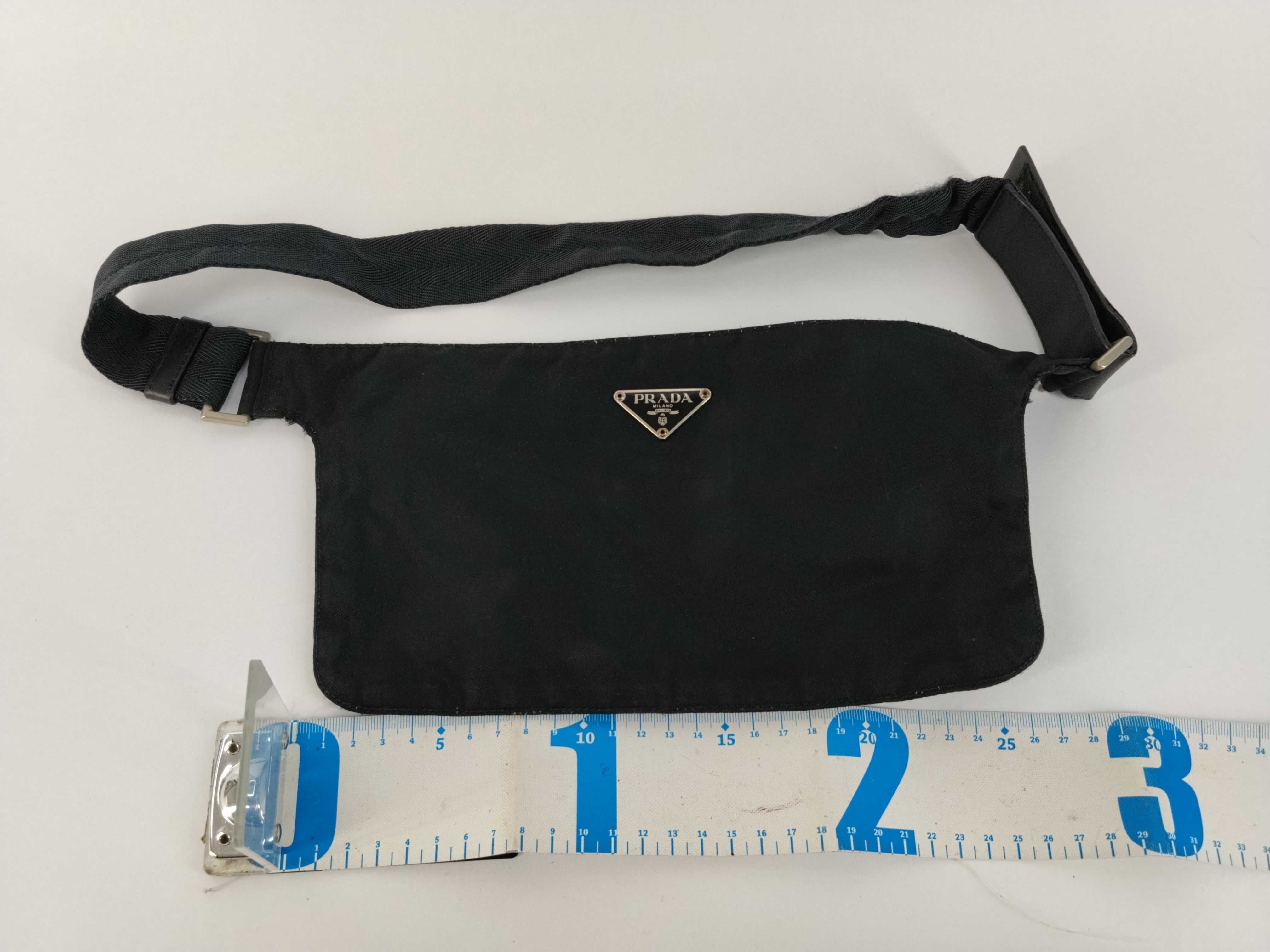 GG Canvas Waist Bag, Black, 131236 Shoulder Bag — view 2