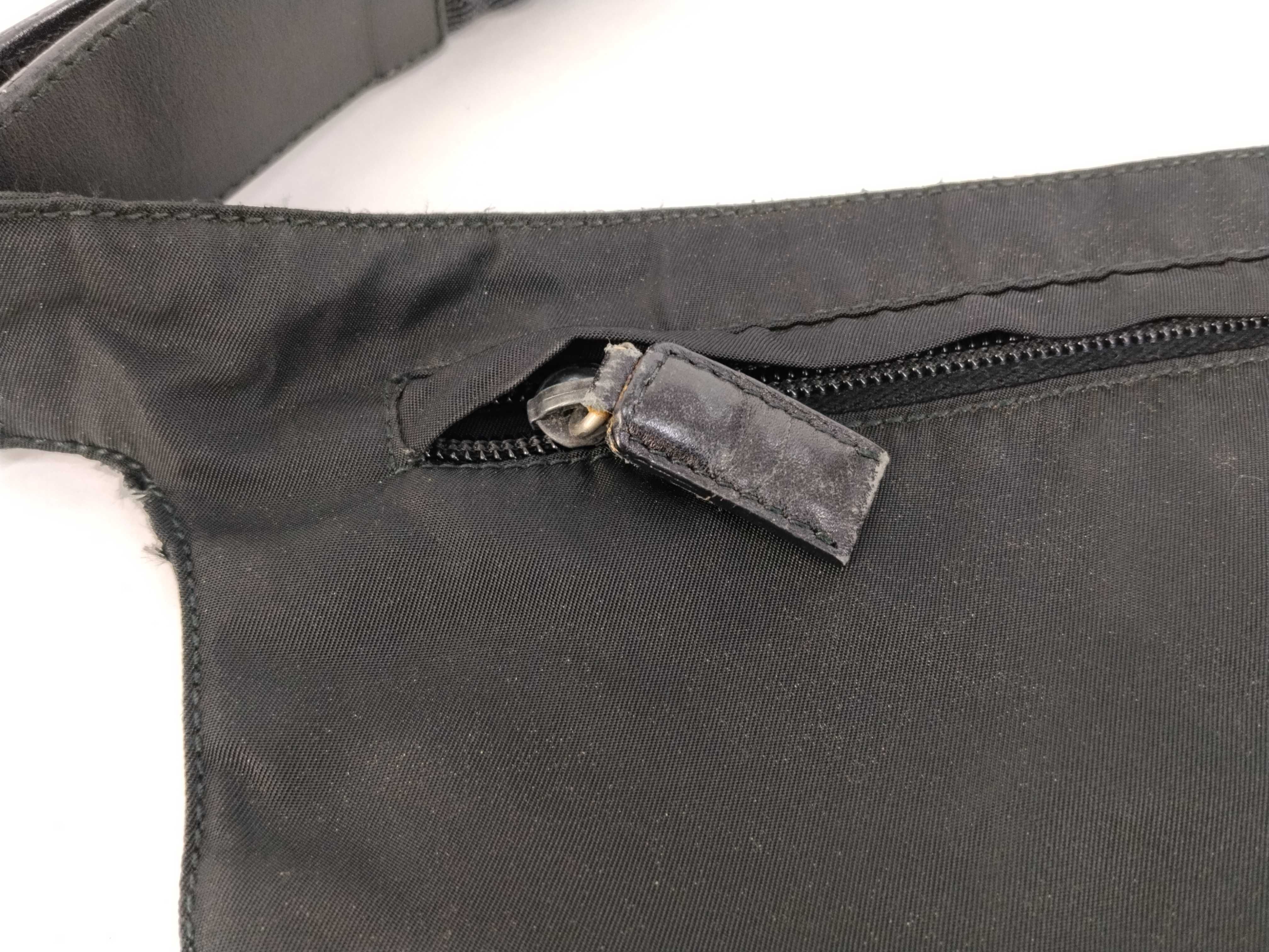 GG Canvas Waist Bag, Black, 131236 Shoulder Bag — view 8