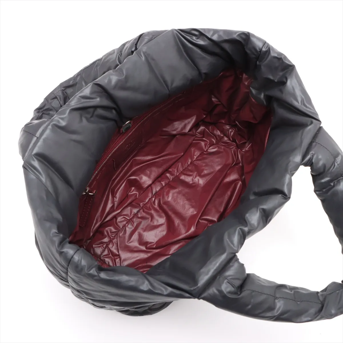 Coco Cocoon Nylon x Leather Tote Bag Black Silver Hardware 13655214 13th Series — view 7