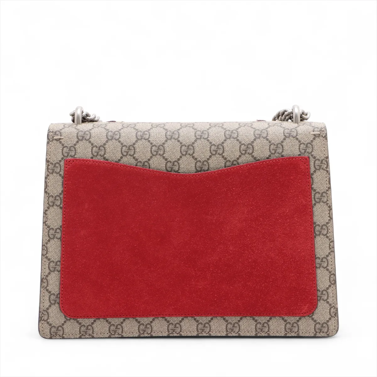 GG Supreme Dionysus PVC x Suede Chain Shoulder Bag Beige 403348 — view 2