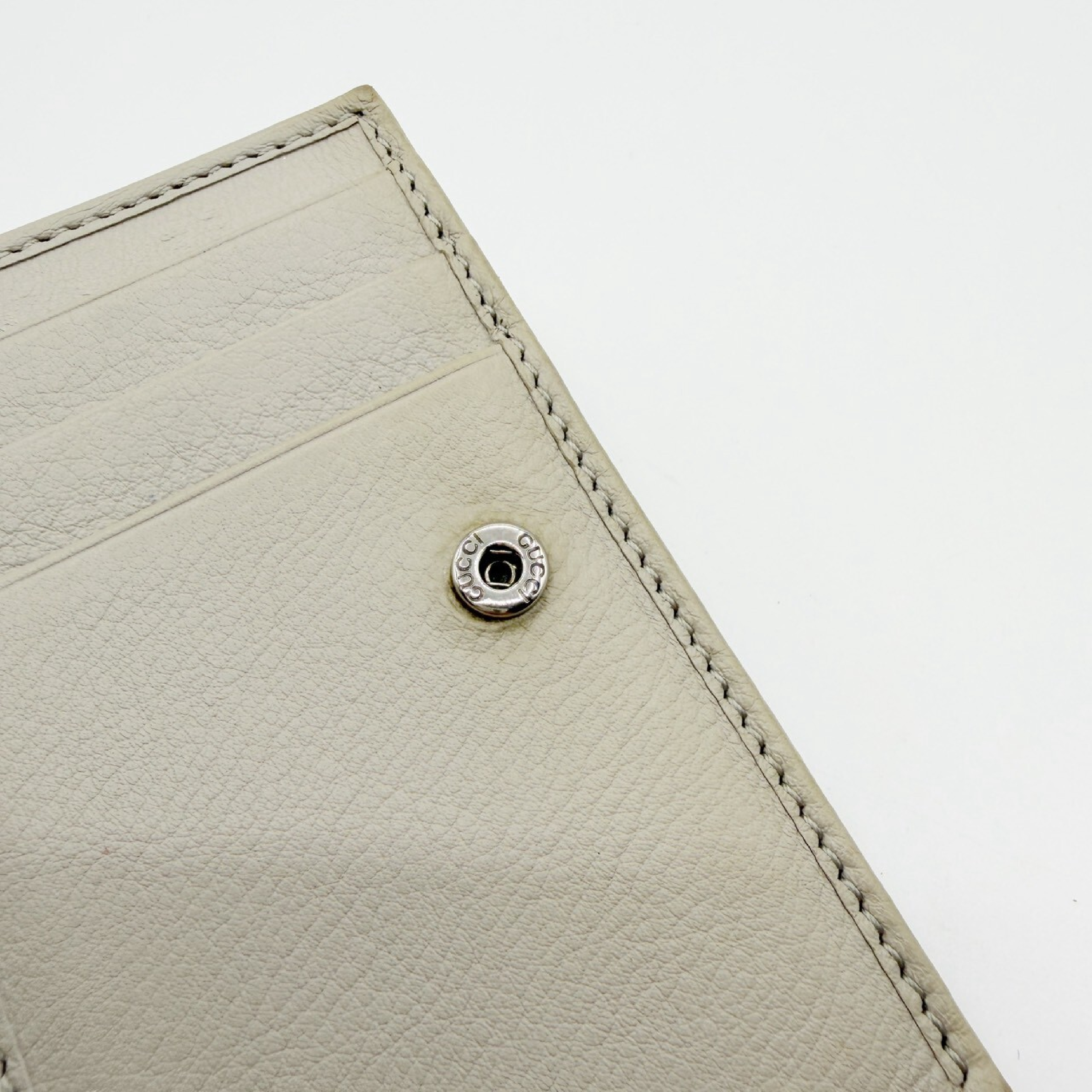 GG Marmont Compact Wallet, Greige — view 9