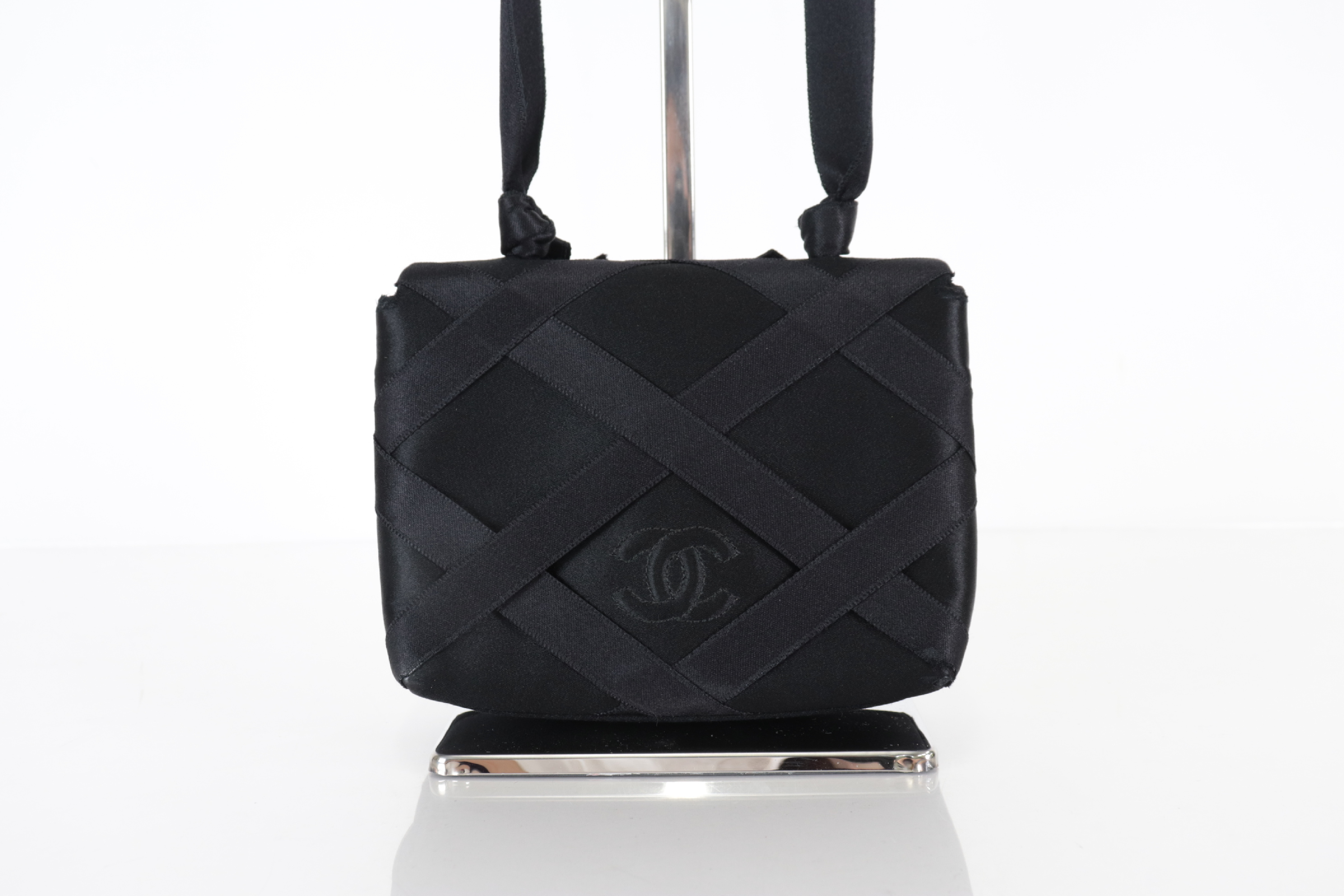 Coco Mark Satin Ribbon Shoulder Bag (Series 2) — view 2