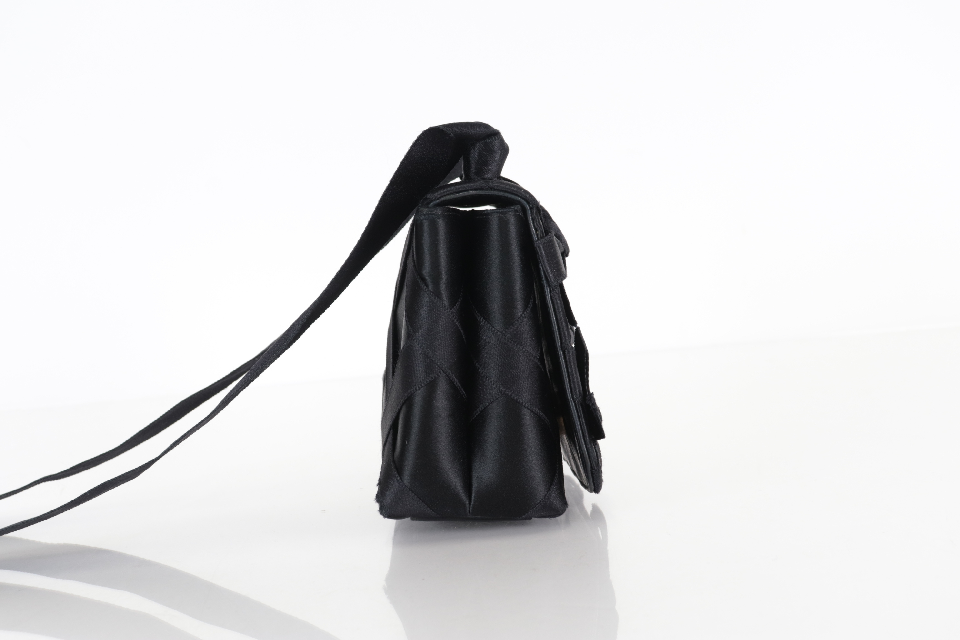 Coco Mark Satin Ribbon Shoulder Bag (Series 2) — view 5
