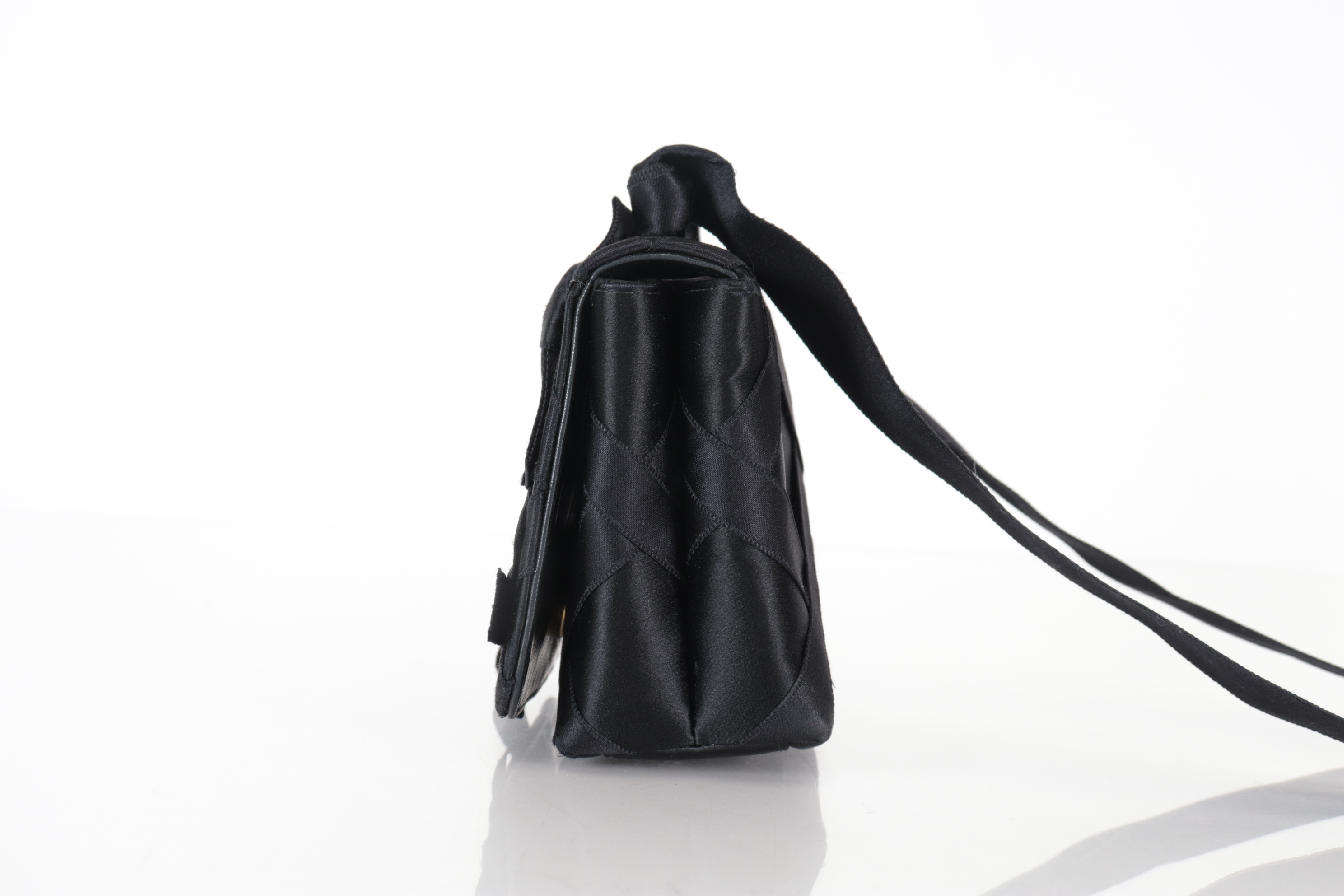 Coco Mark Satin Ribbon Shoulder Bag (Series 2) — view 6