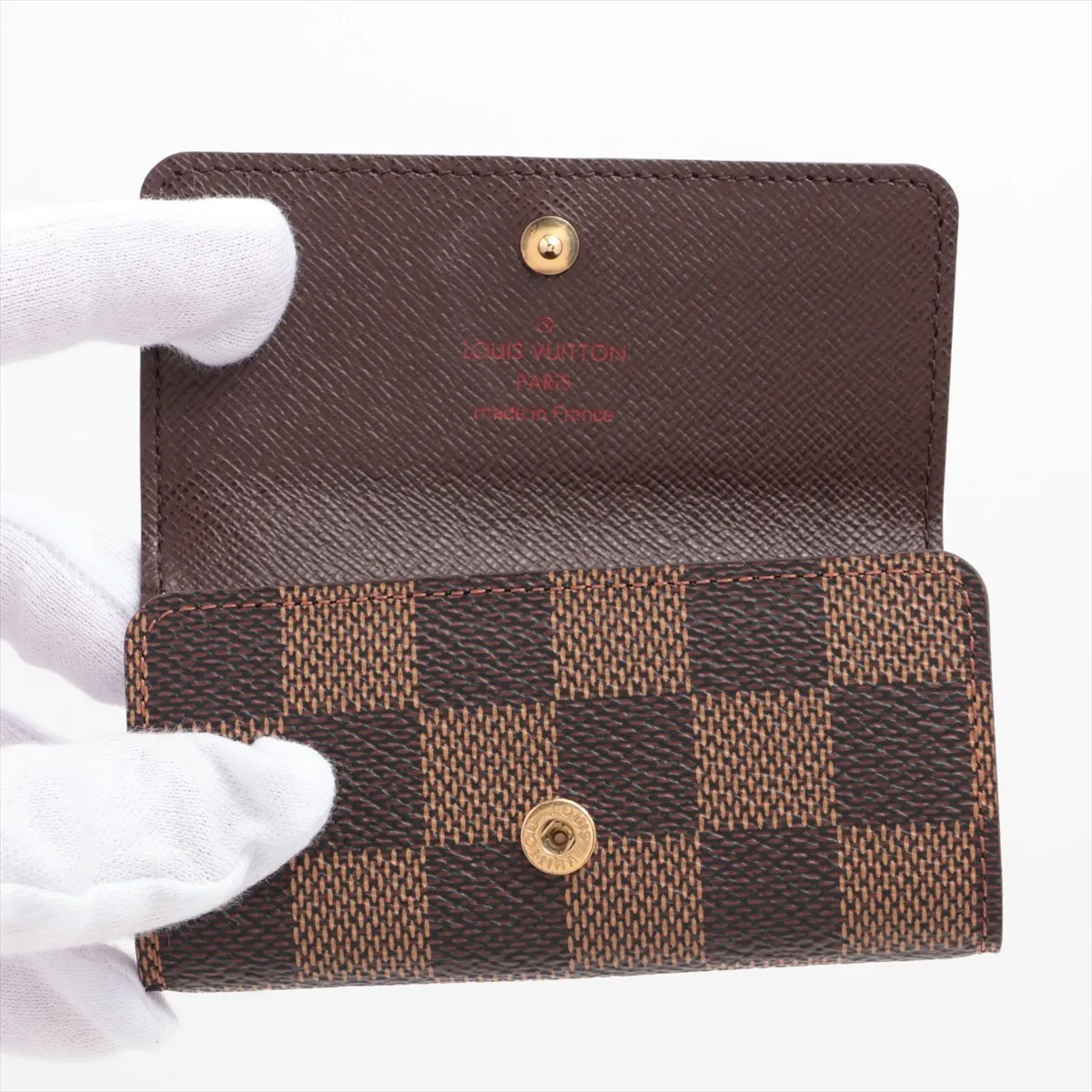 Damier Multicle 4 N62631 FL0036 Brown Key Case — view 3