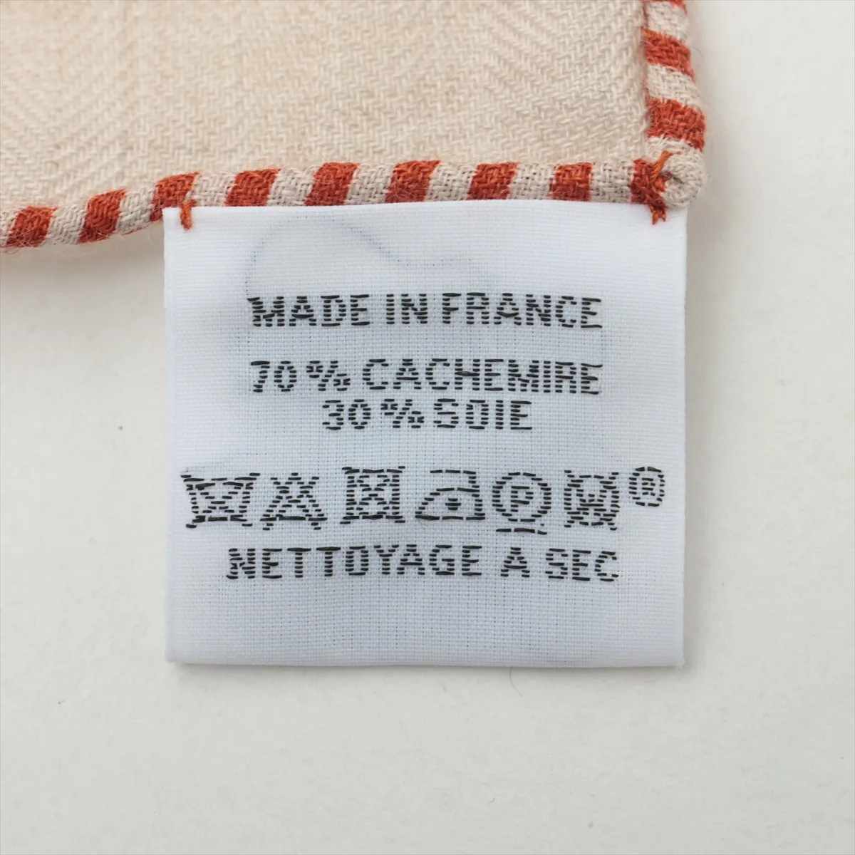 Carre Géant Mors a Jouets Horse Bit Stole Cashmere x Silk Orange — view 6