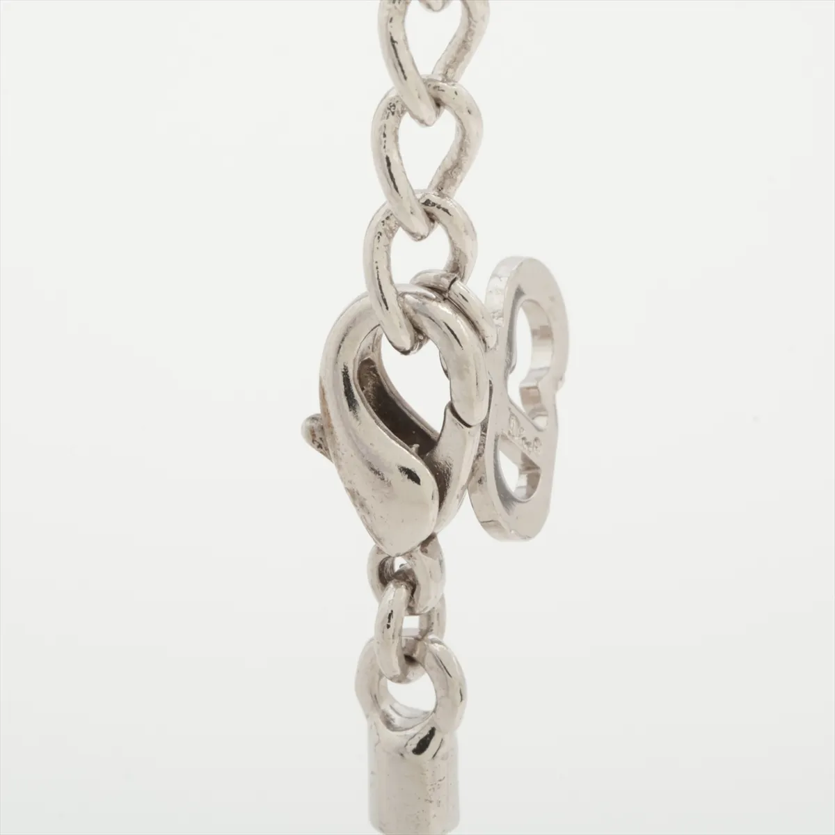CD Logo Necklace Metal Silver — view 3