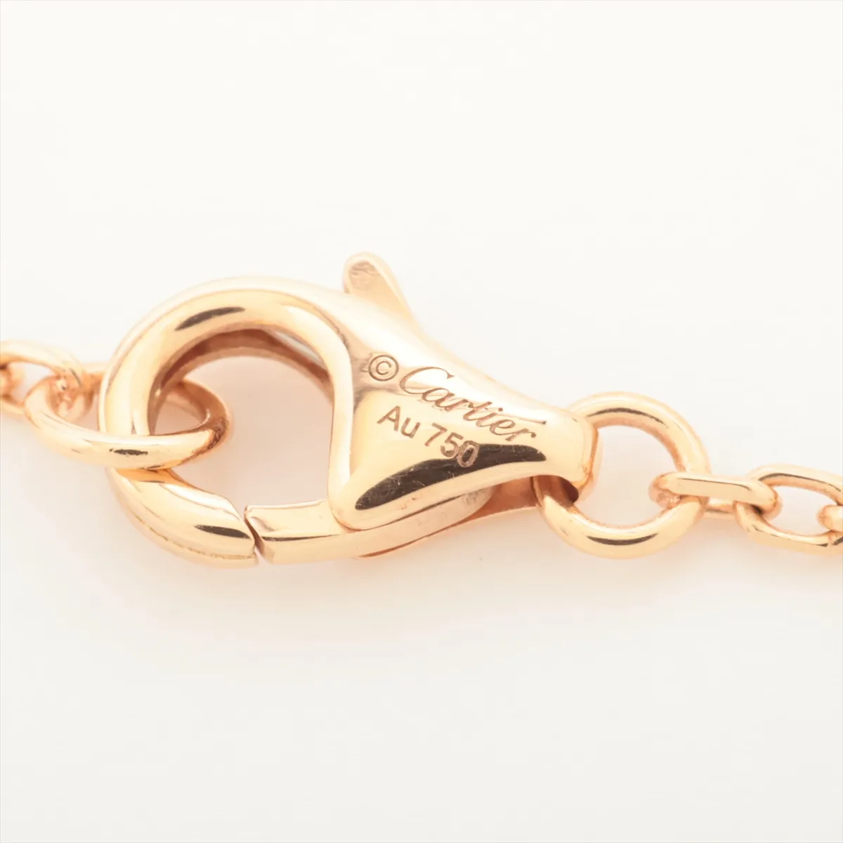 Love Oval-Shaped Diamond Necklace, 750 (PG), 5.7g, OKX700 — view 4