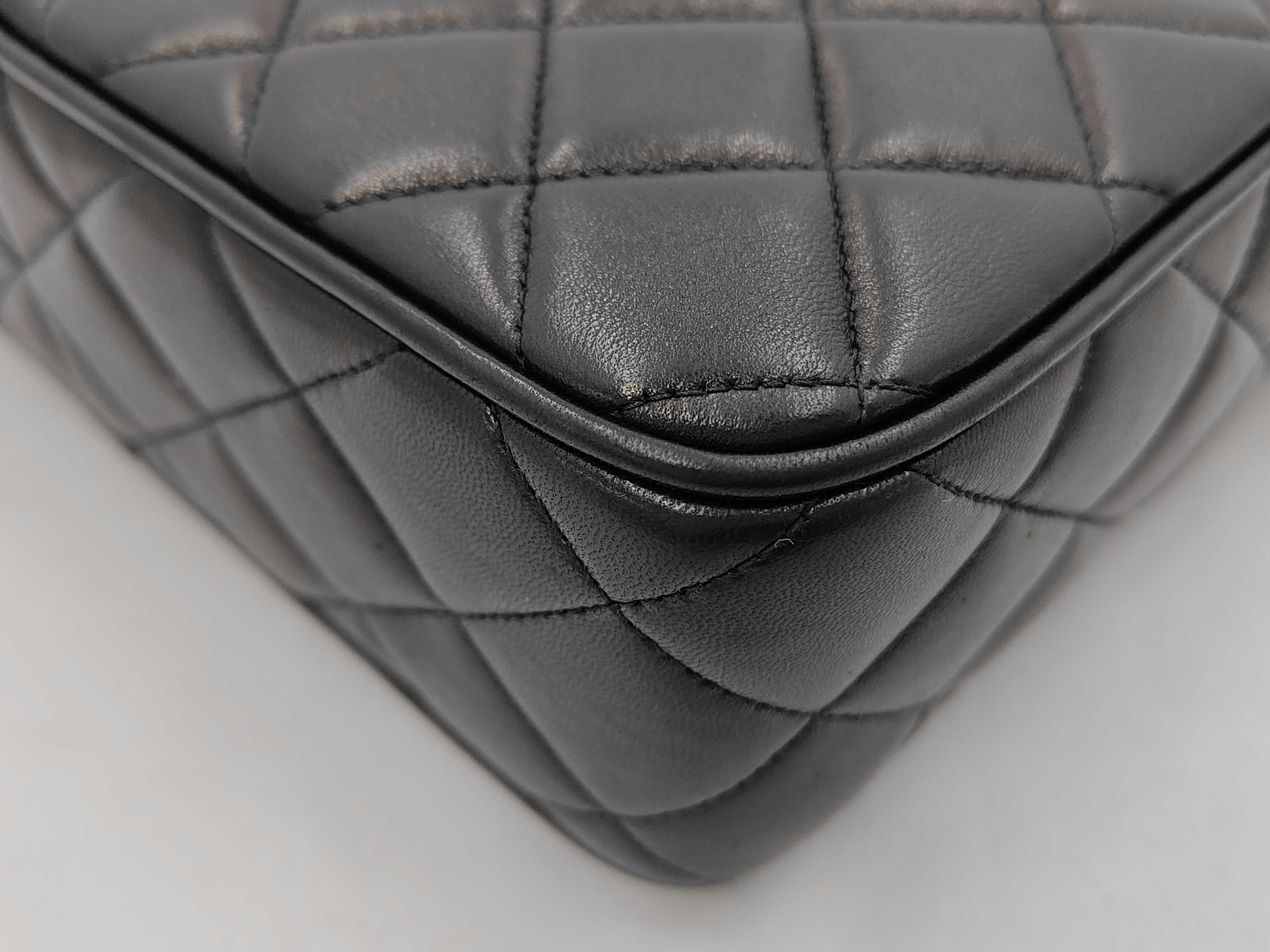 Lambskin Matelassé Turnlock Fringe Chain Shoulder Bag — view 4