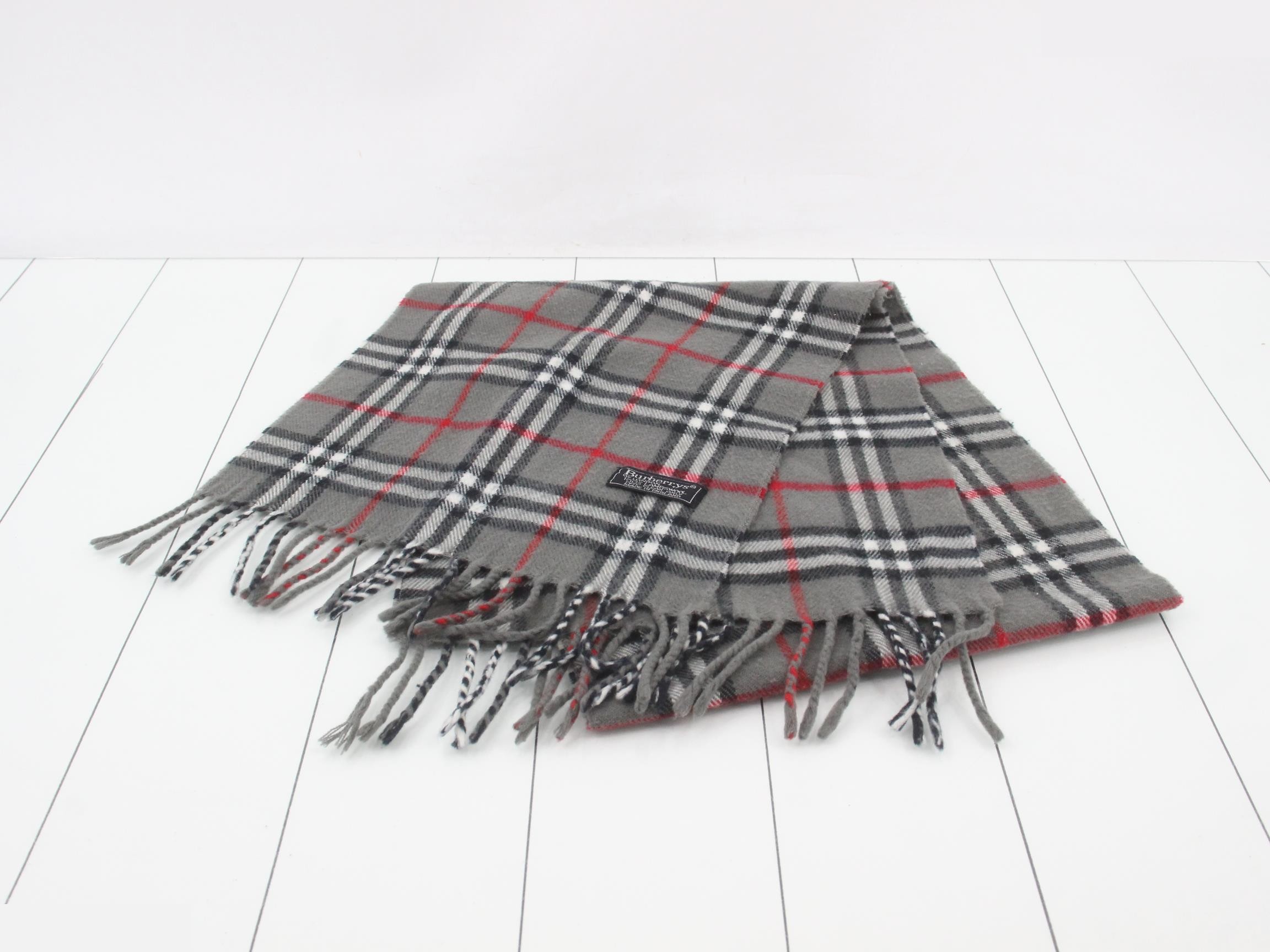 Nova Check Scarf, Gray — view 2