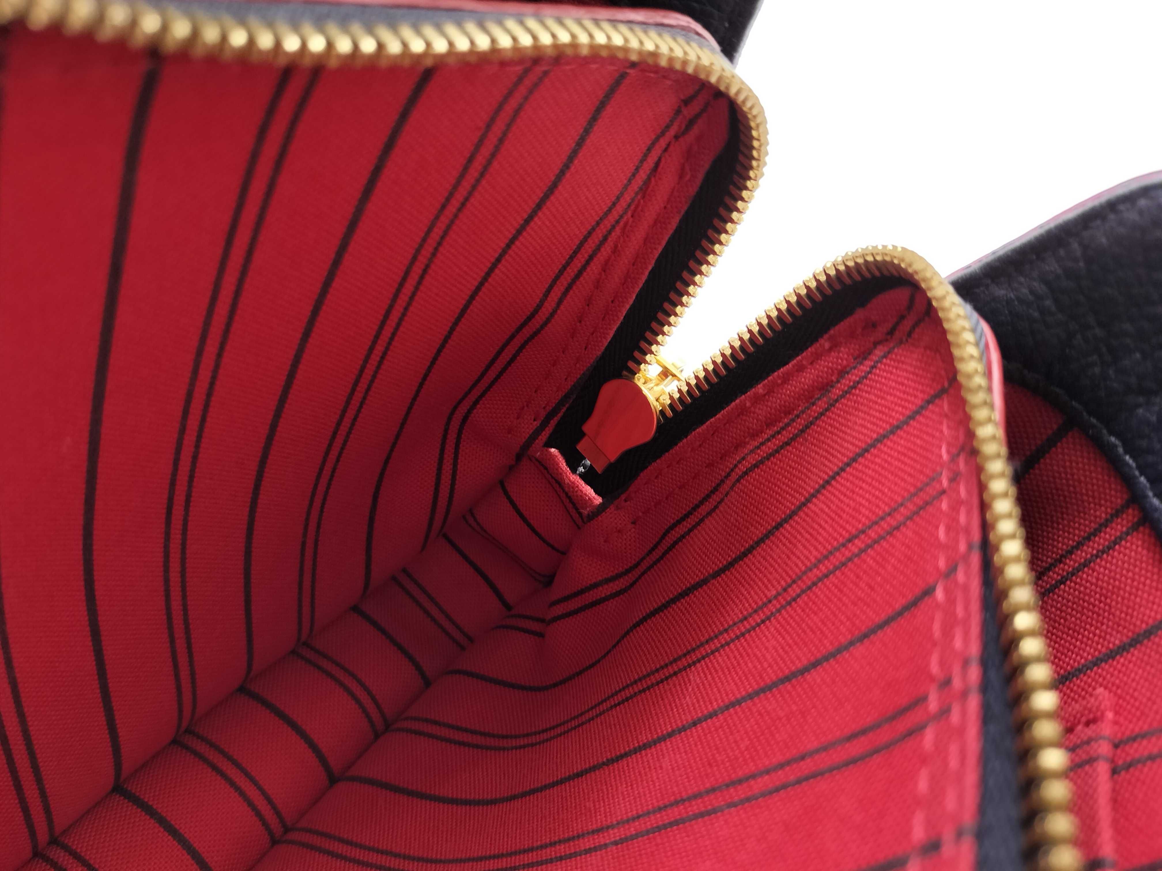 Monogram Empreinte Louis Vuitton Empreinte Montaigne BB Marine SP3196 Handbag Gold Hardware Handbag — view 12