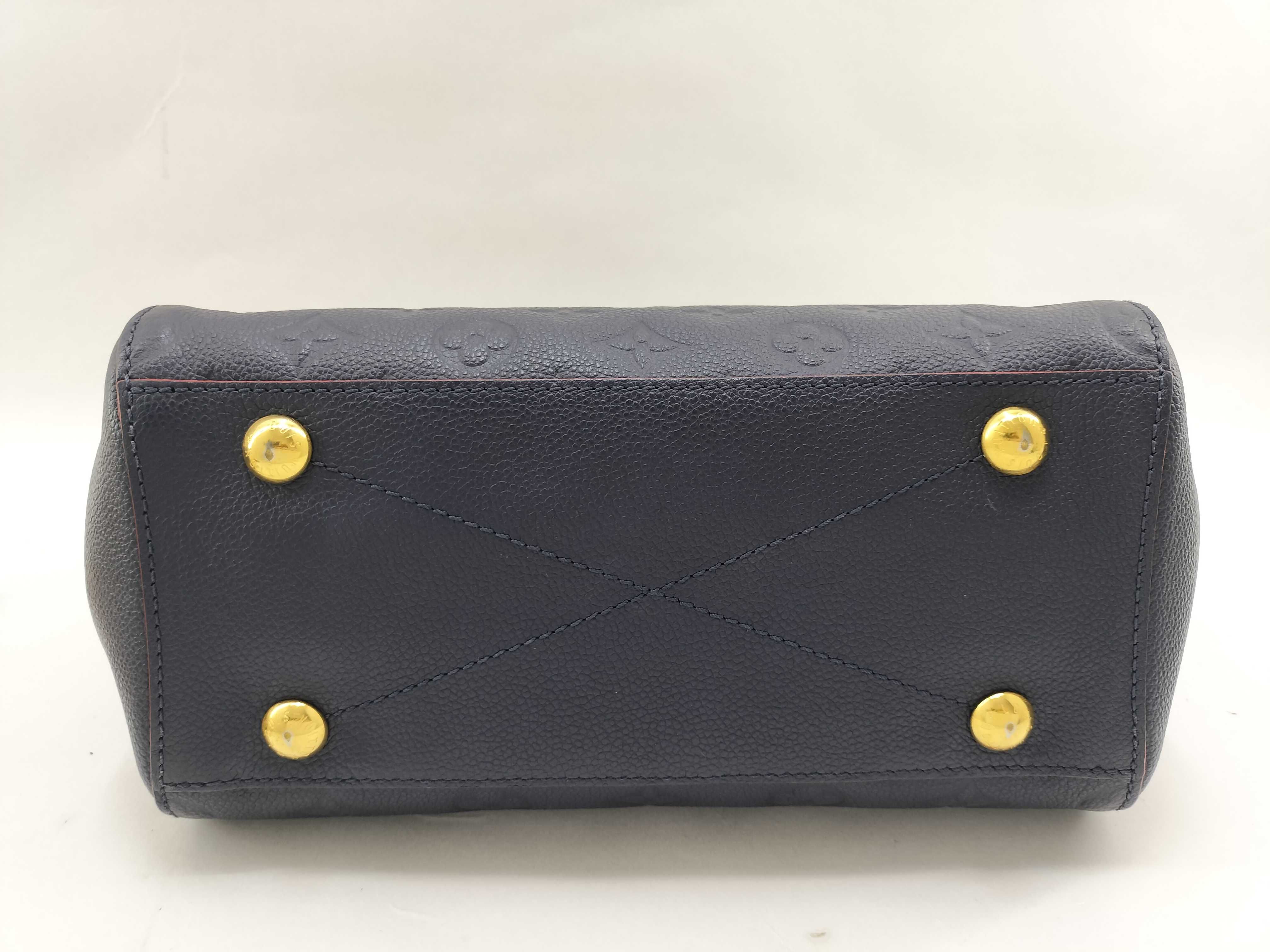 Monogram Empreinte Louis Vuitton Empreinte Montaigne BB Marine SP3196 Handbag Gold Hardware Handbag — view 4