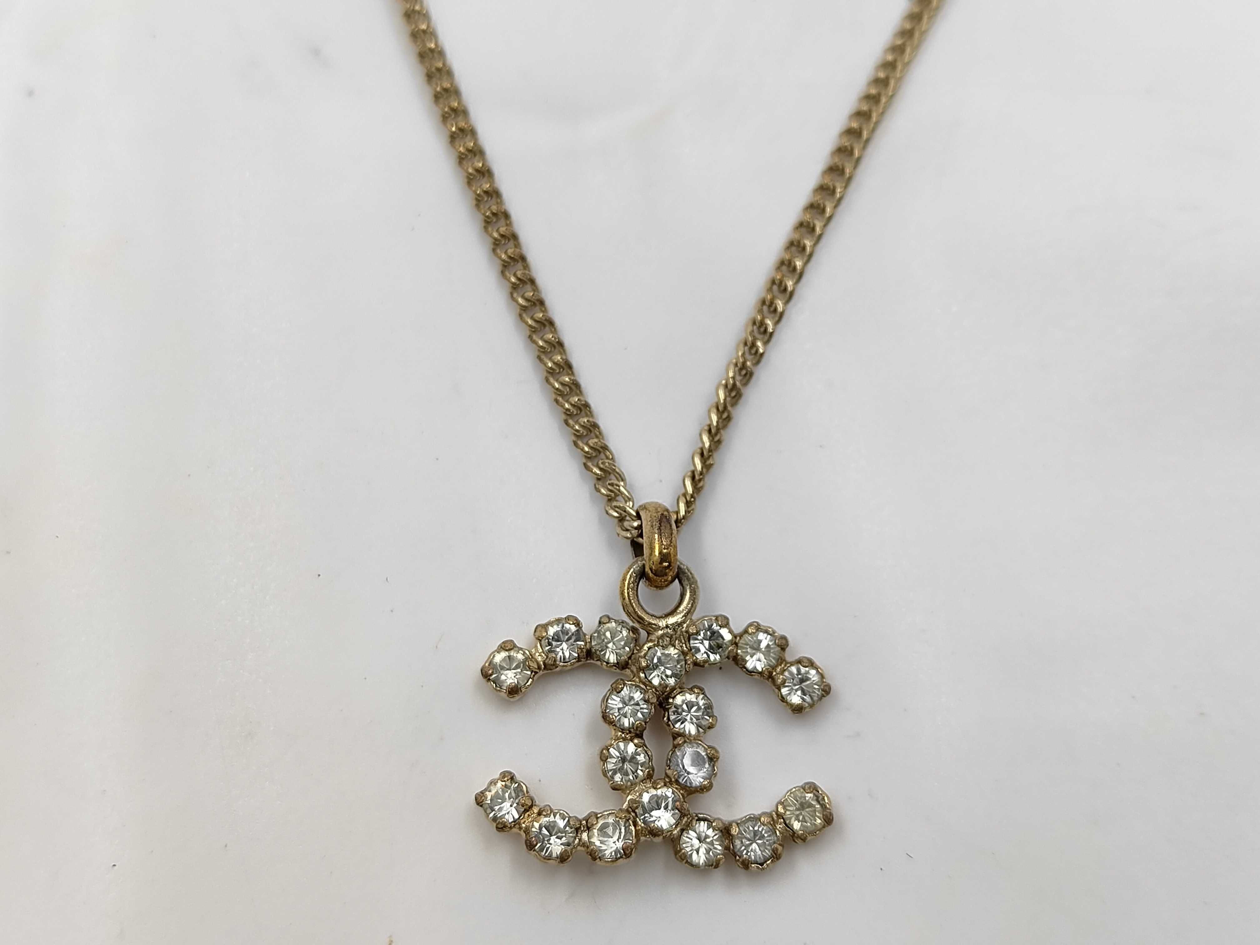 Coco Mark Rhinestone Necklace (with comments) 05V Necklace