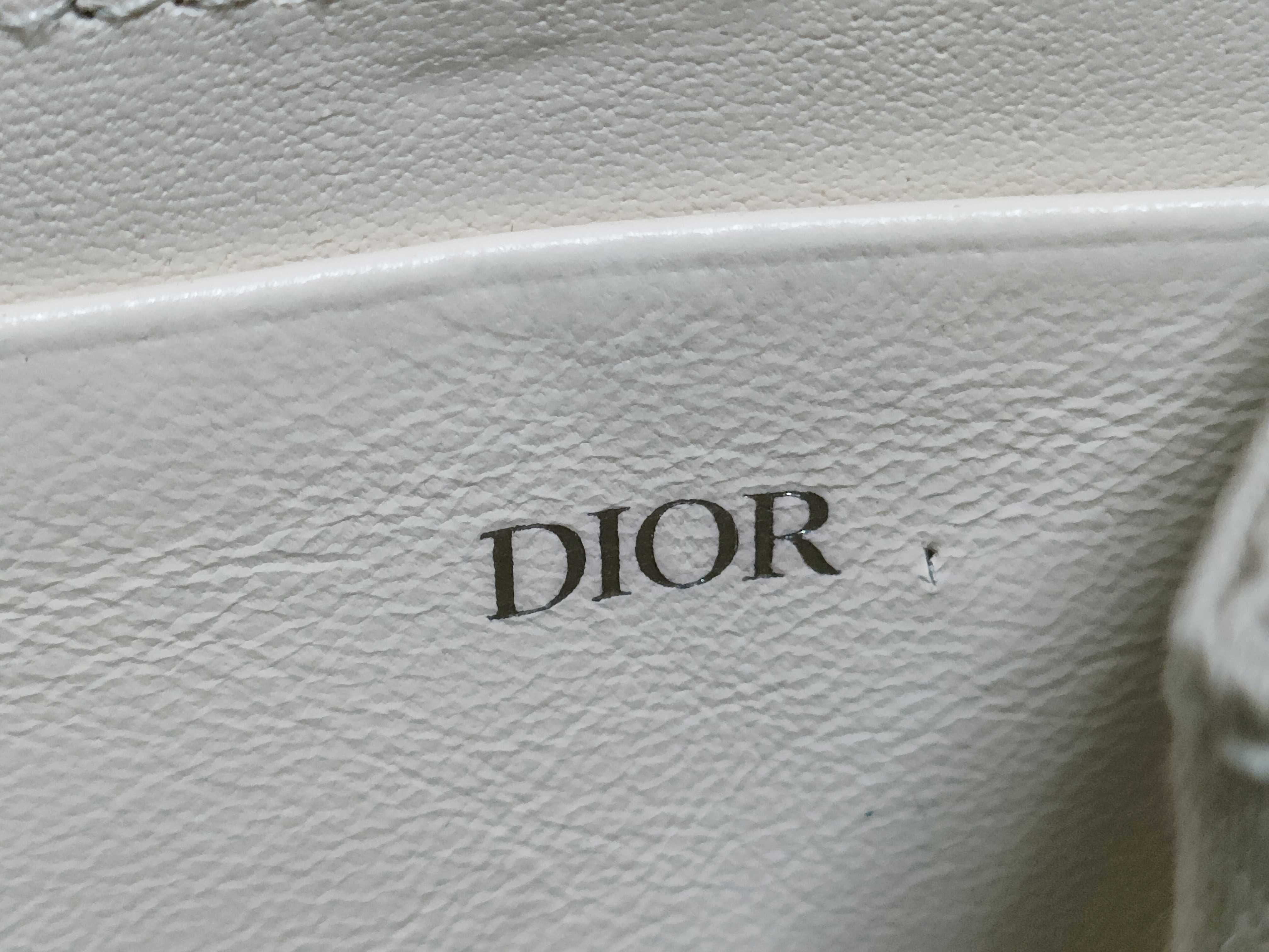 CD Diamond Beige PVC Shoulder Bag (ST, dust bag, and booklet included) — view 13