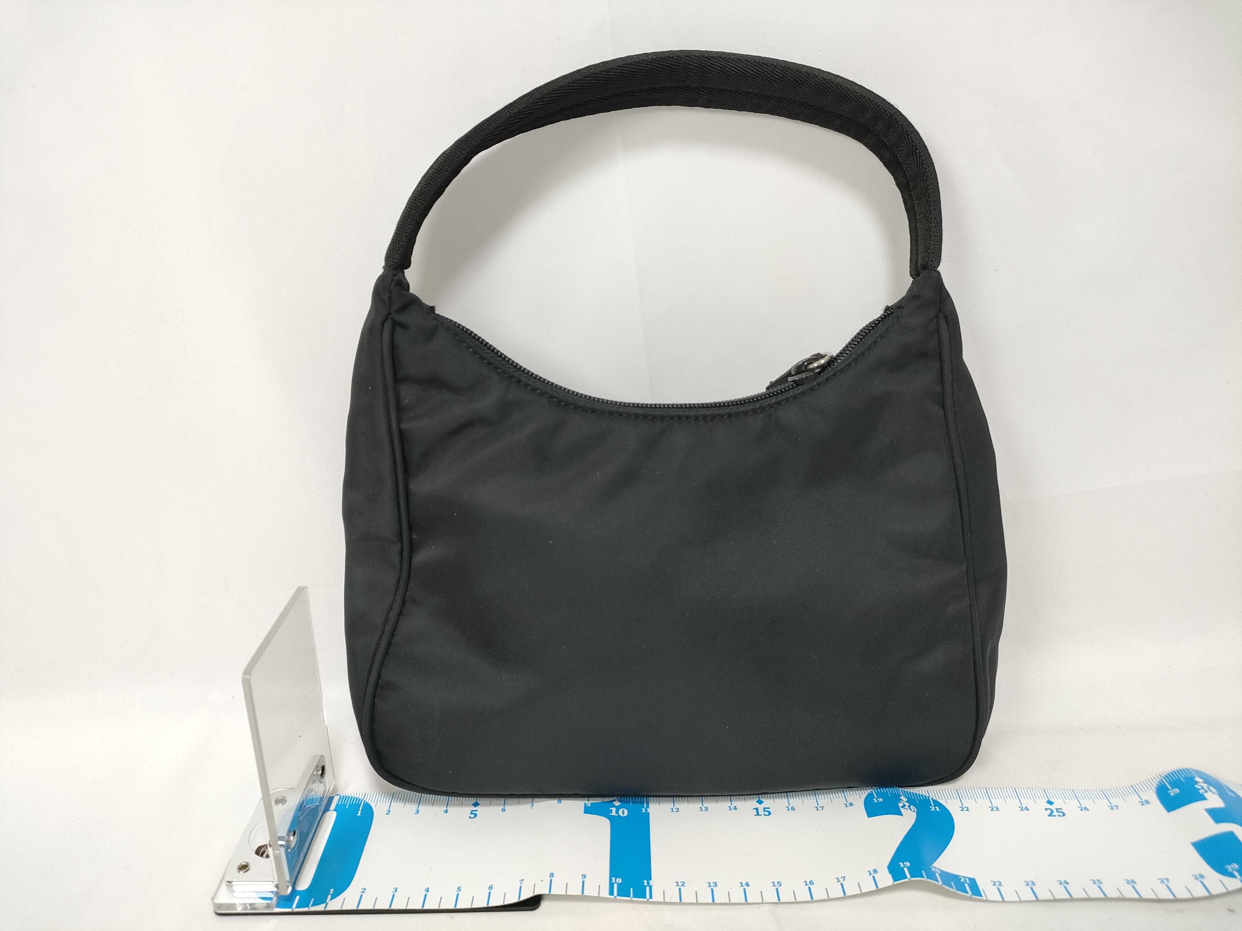 Shoulder Bag Nylon Black Handbag — view 2