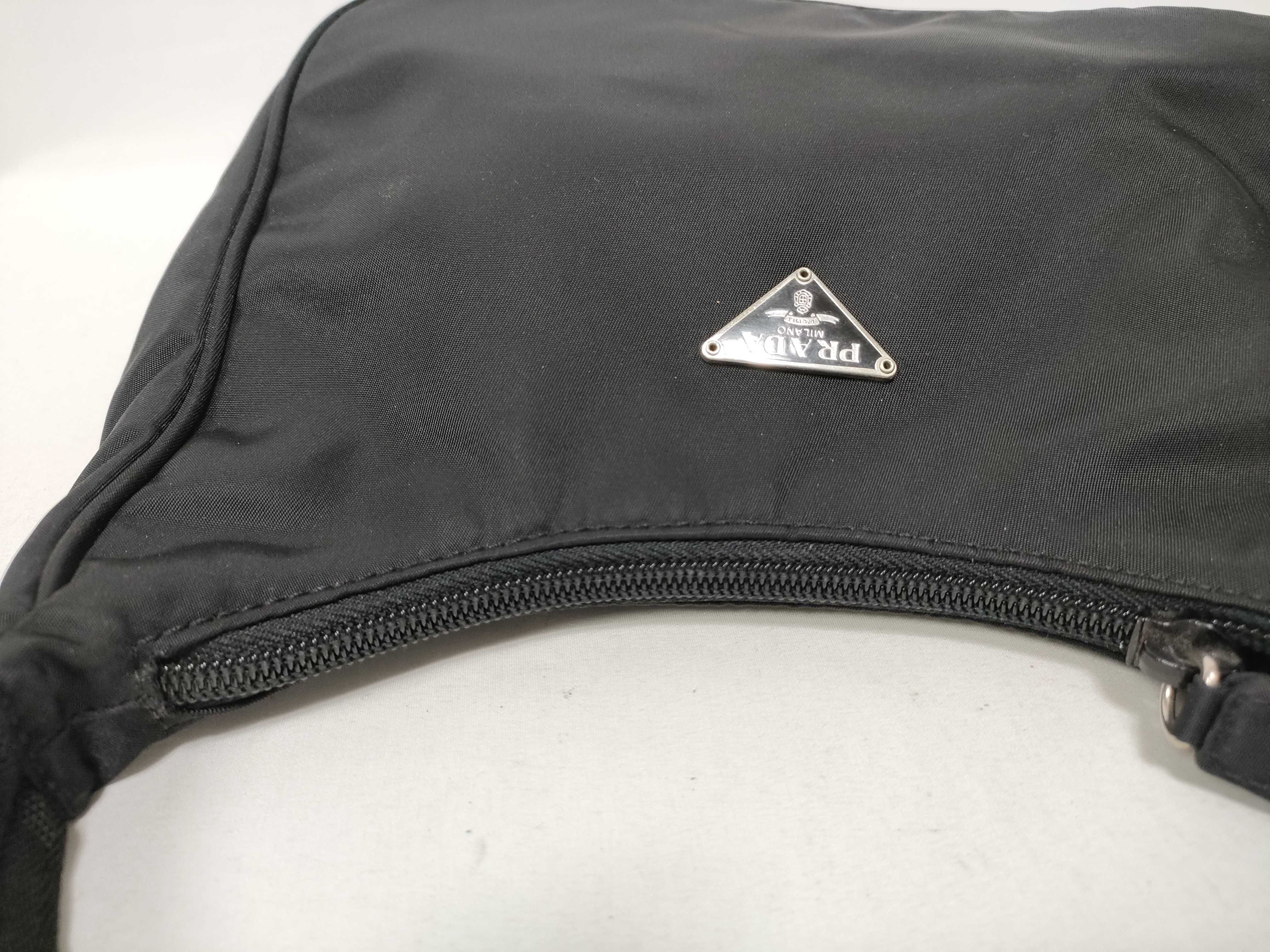 Shoulder Bag Nylon Black Handbag — view 11