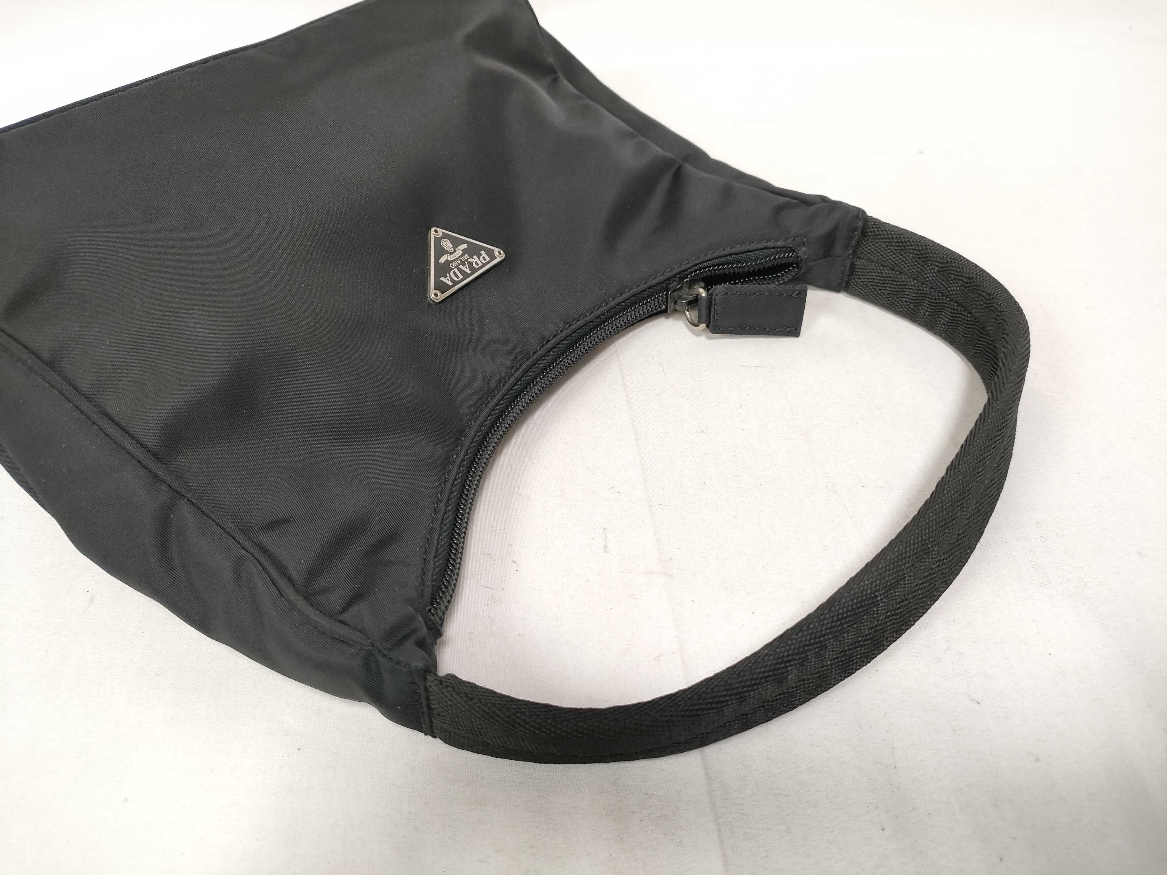 Shoulder Bag Nylon Black Handbag — view 9