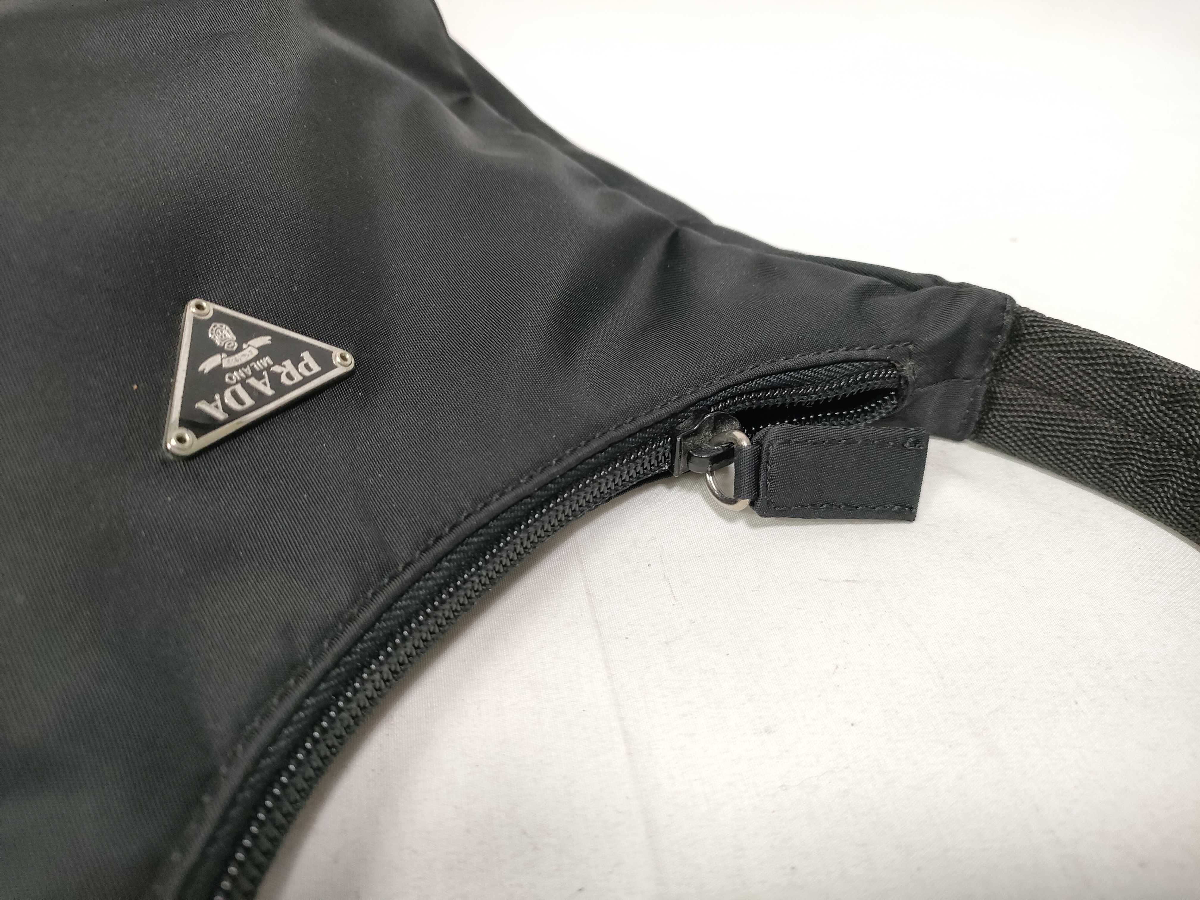 Shoulder Bag Nylon Black Handbag — view 10