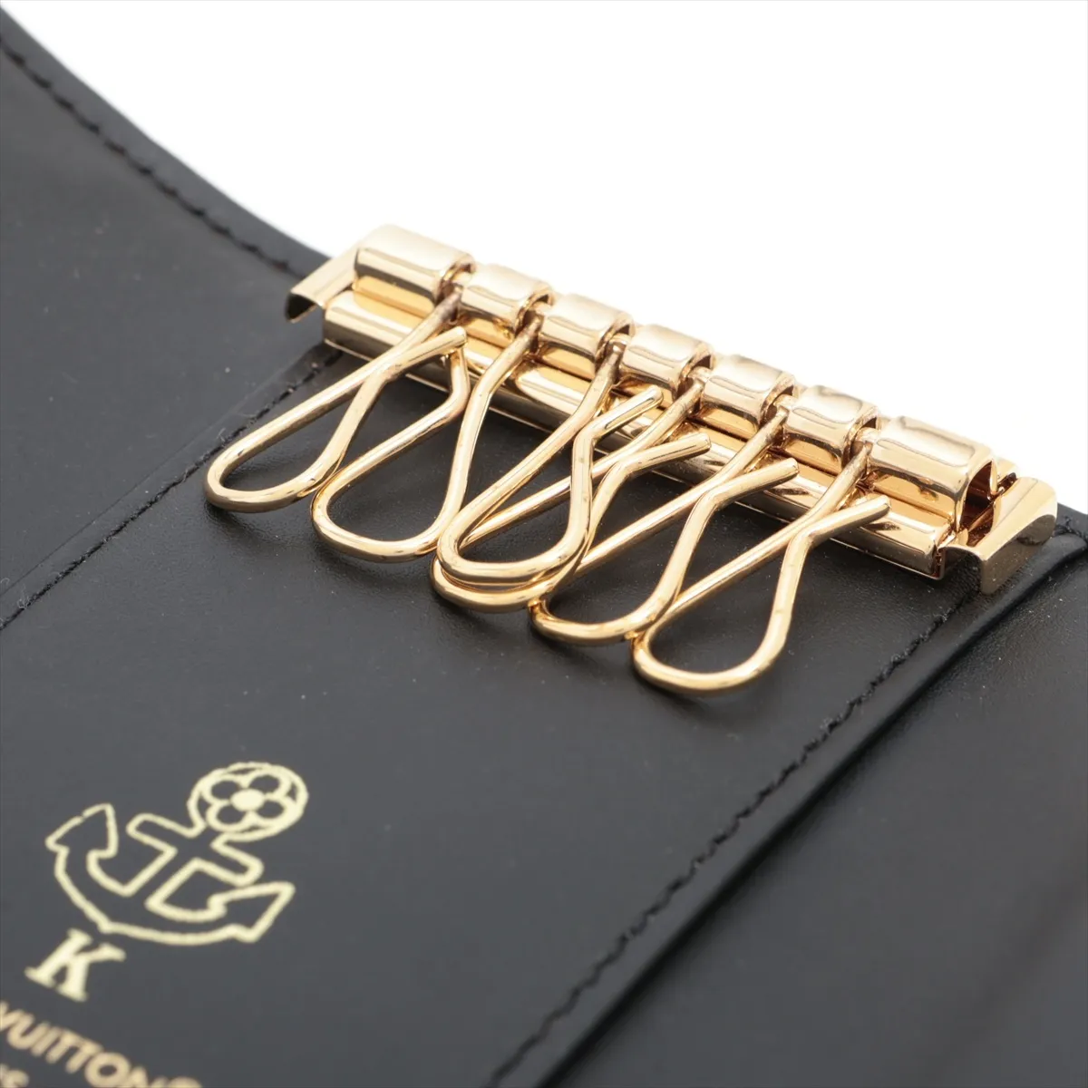 Monogram Reverse Multicles 6 M13295 Brown Key Case with Initials; RFID Detectable — view 6