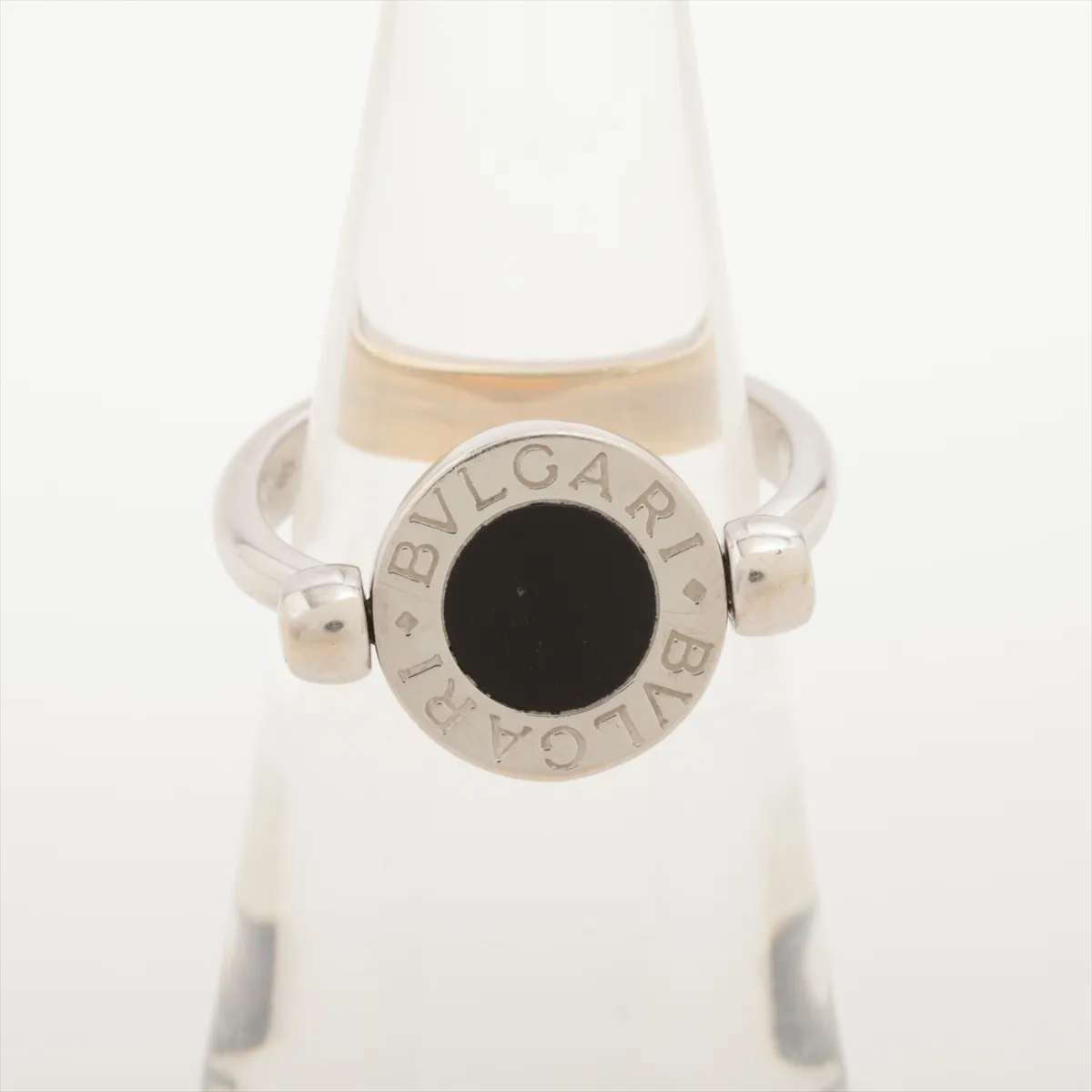 Flip Onyx Ring 750 (YG x WG) 6.0g. Stone chipped, — view 5