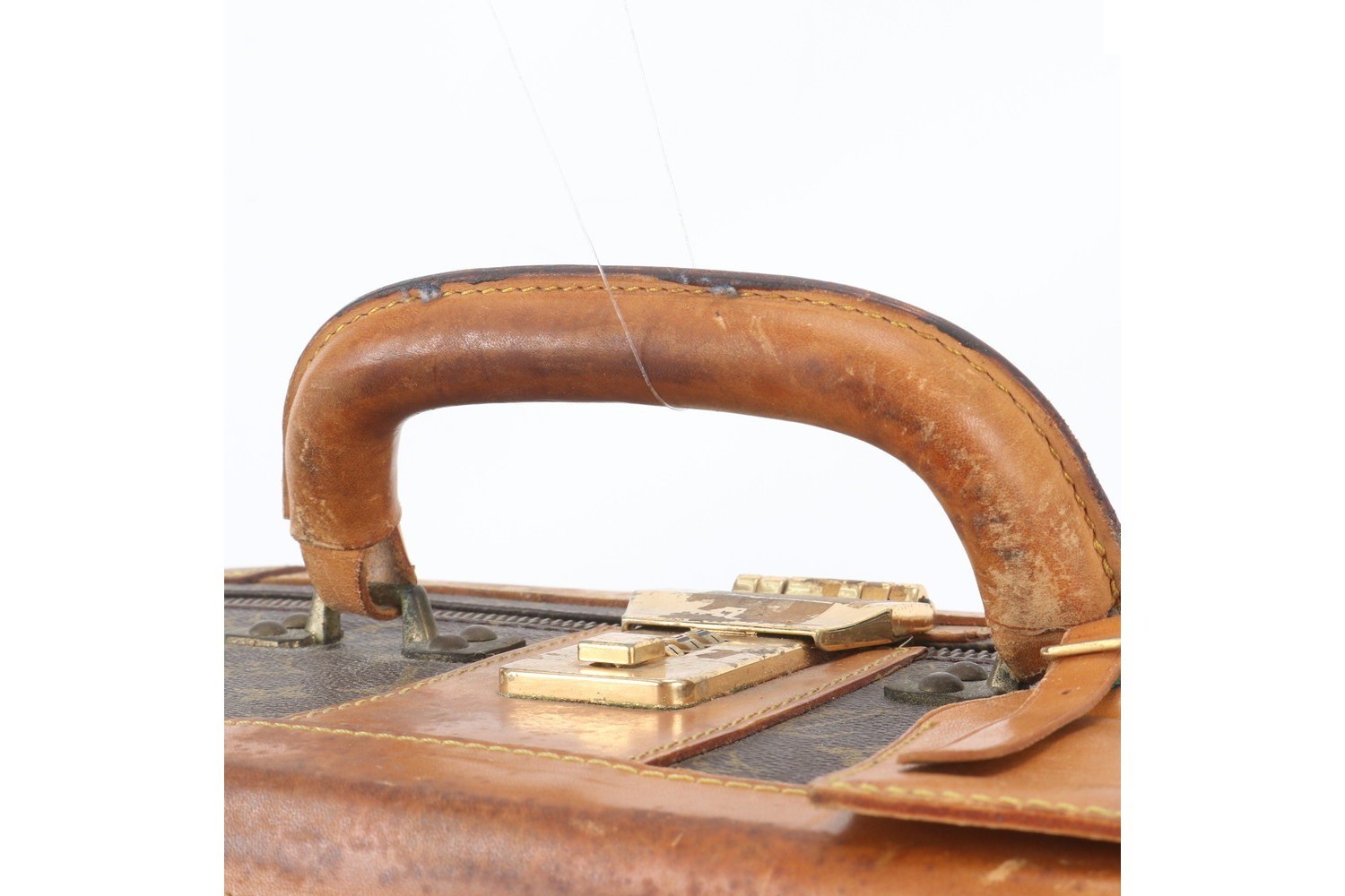 Monogram Stratos 50 M23240 Leather Trunk — view 2