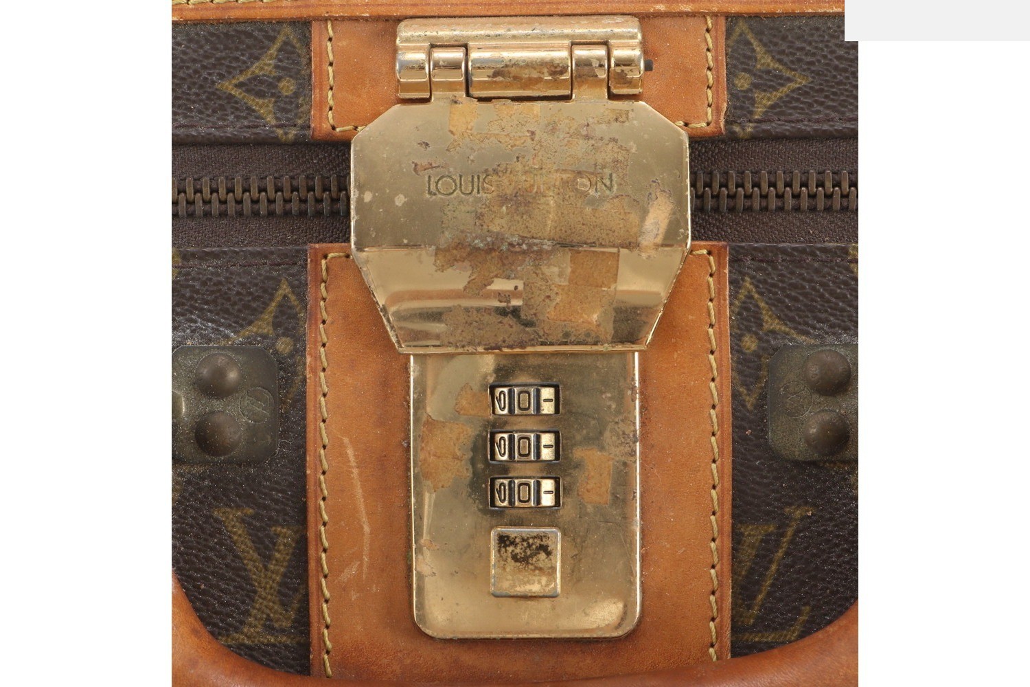 Monogram Stratos 50 M23240 Leather Trunk — view 8