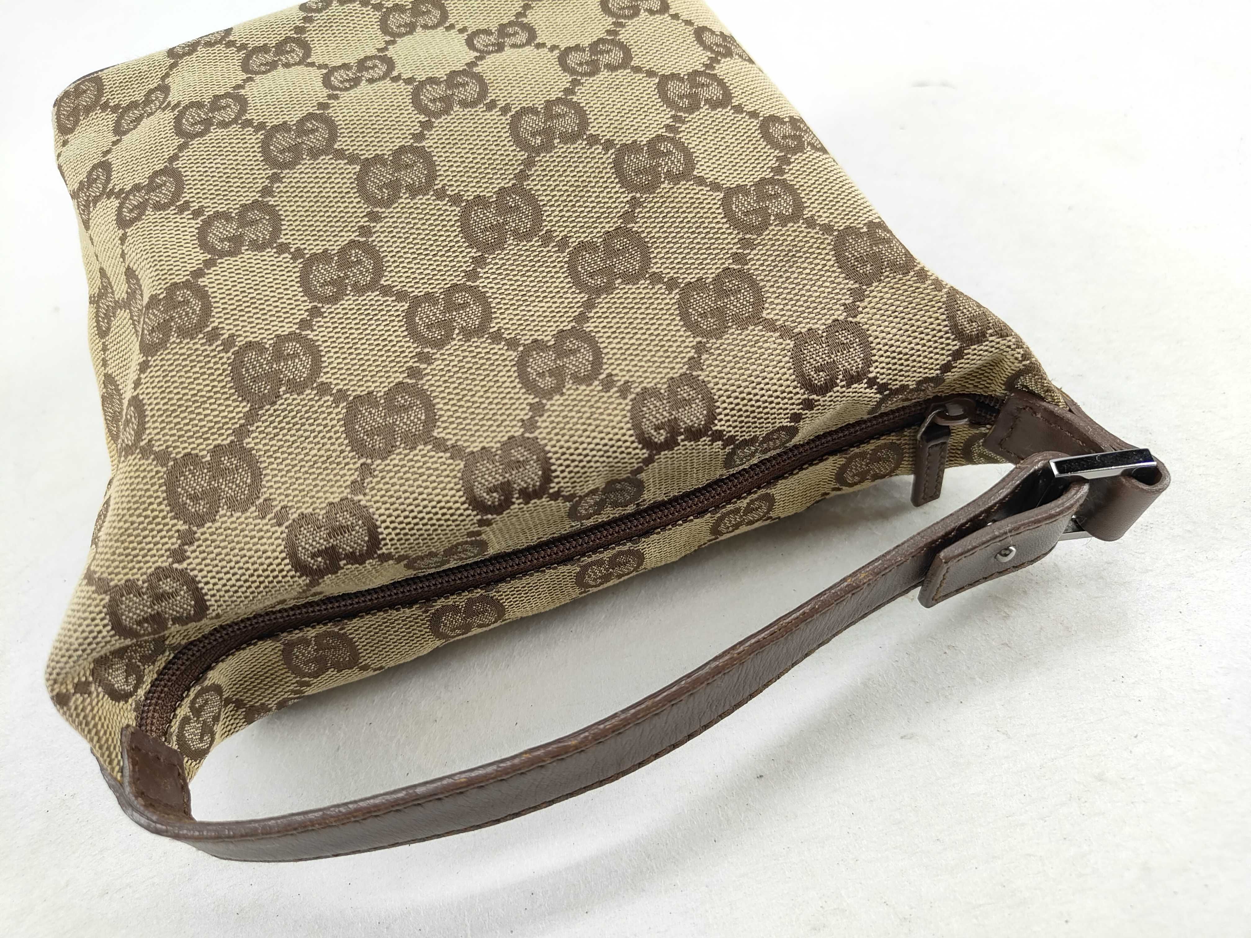GG Canvas Accessory Pouch, GG Canvas 34080, Handbag, Vanity Bag, Brown Pouch — view 3