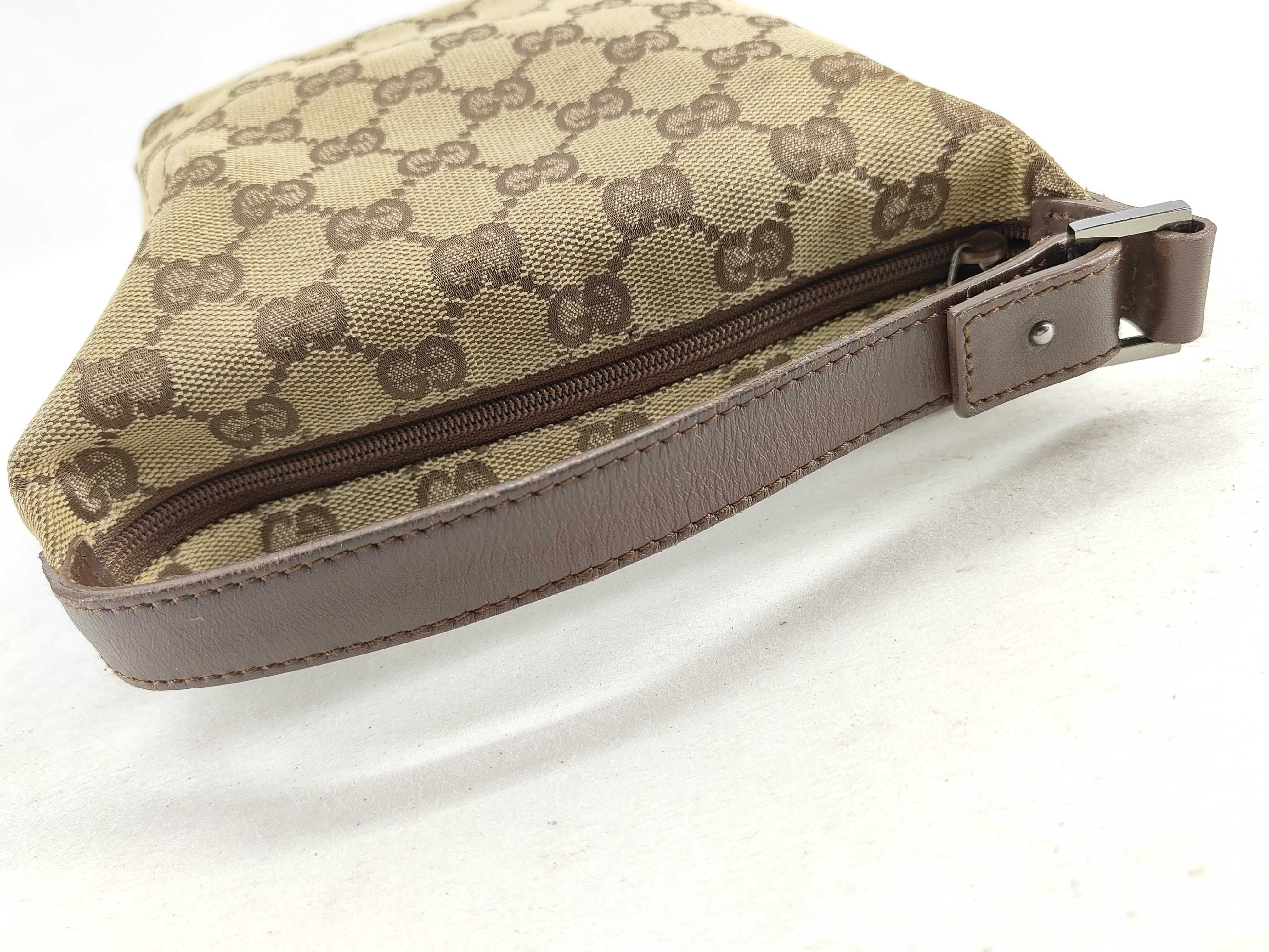 GG Canvas Accessory Pouch, GG Canvas 34080, Handbag, Vanity Bag, Brown Pouch — view 4