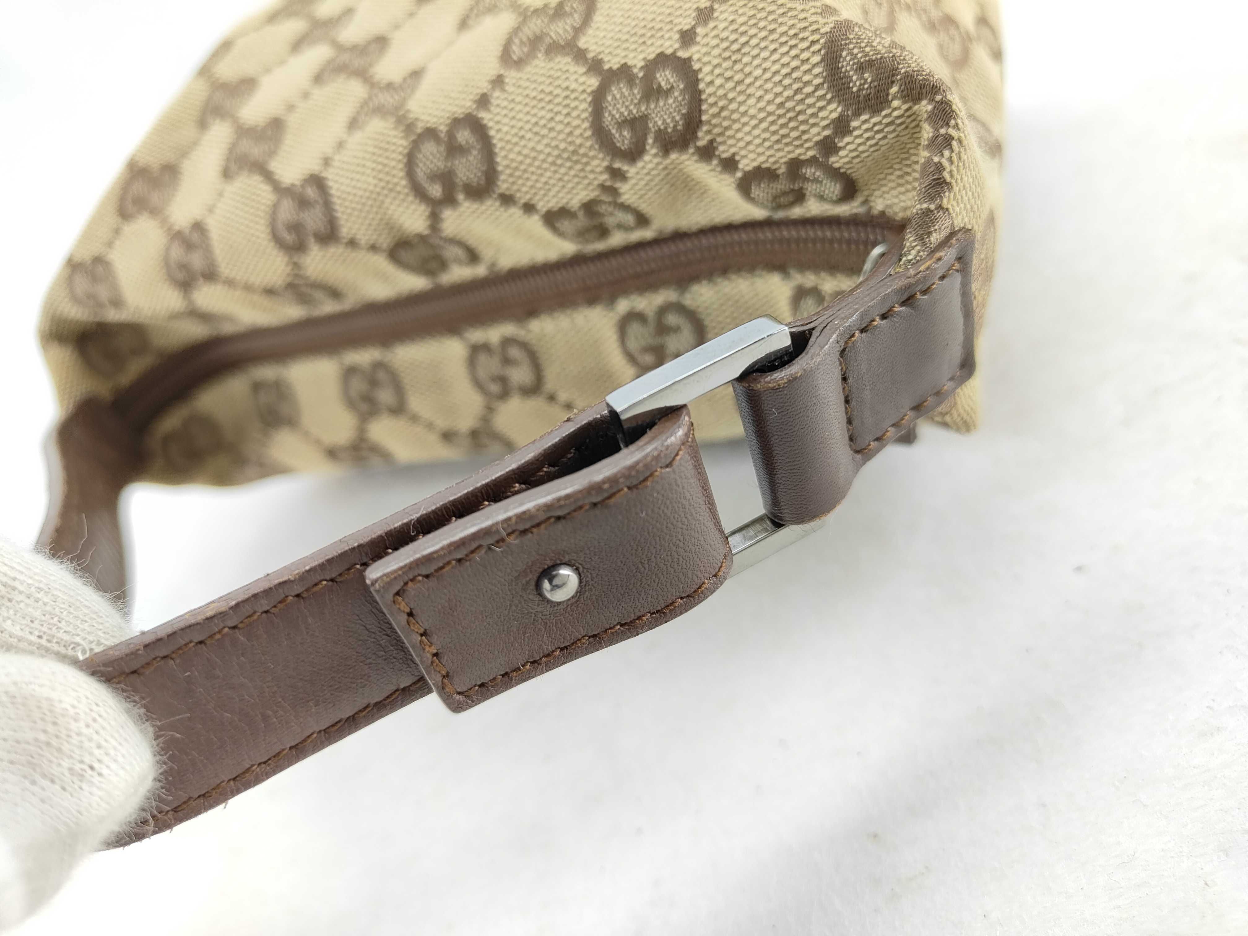 GG Canvas Accessory Pouch, GG Canvas 34080, Handbag, Vanity Bag, Brown Pouch — view 5