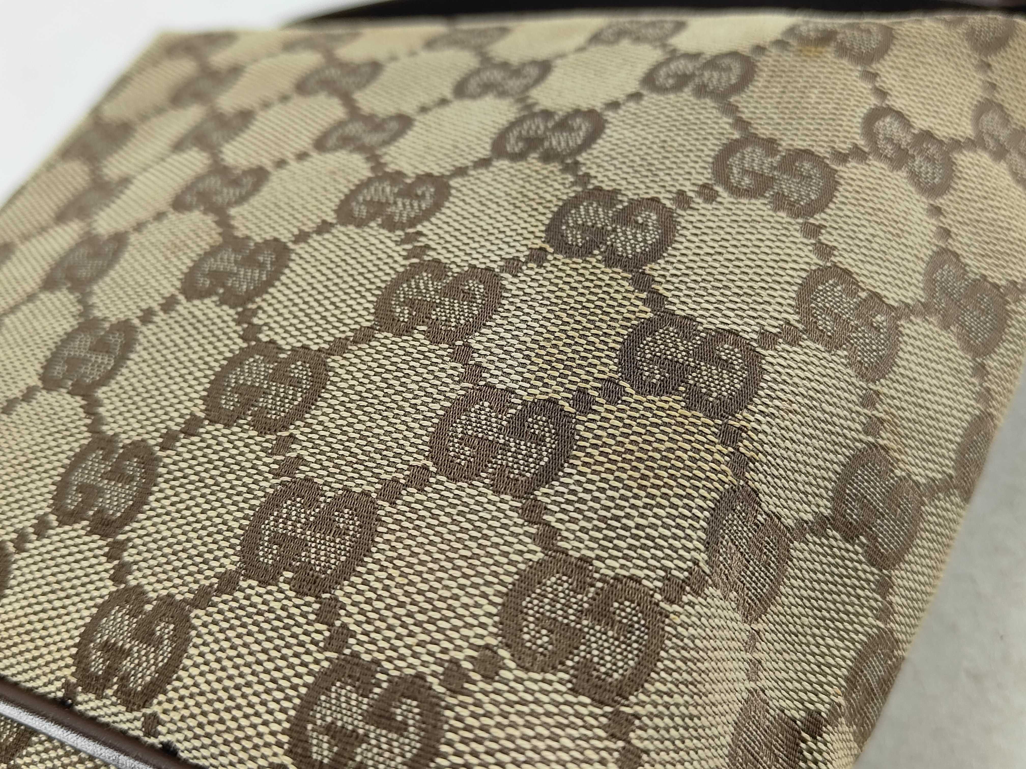 GG Canvas Accessory Pouch, GG Canvas 34080, Handbag, Vanity Bag, Brown Pouch — view 9