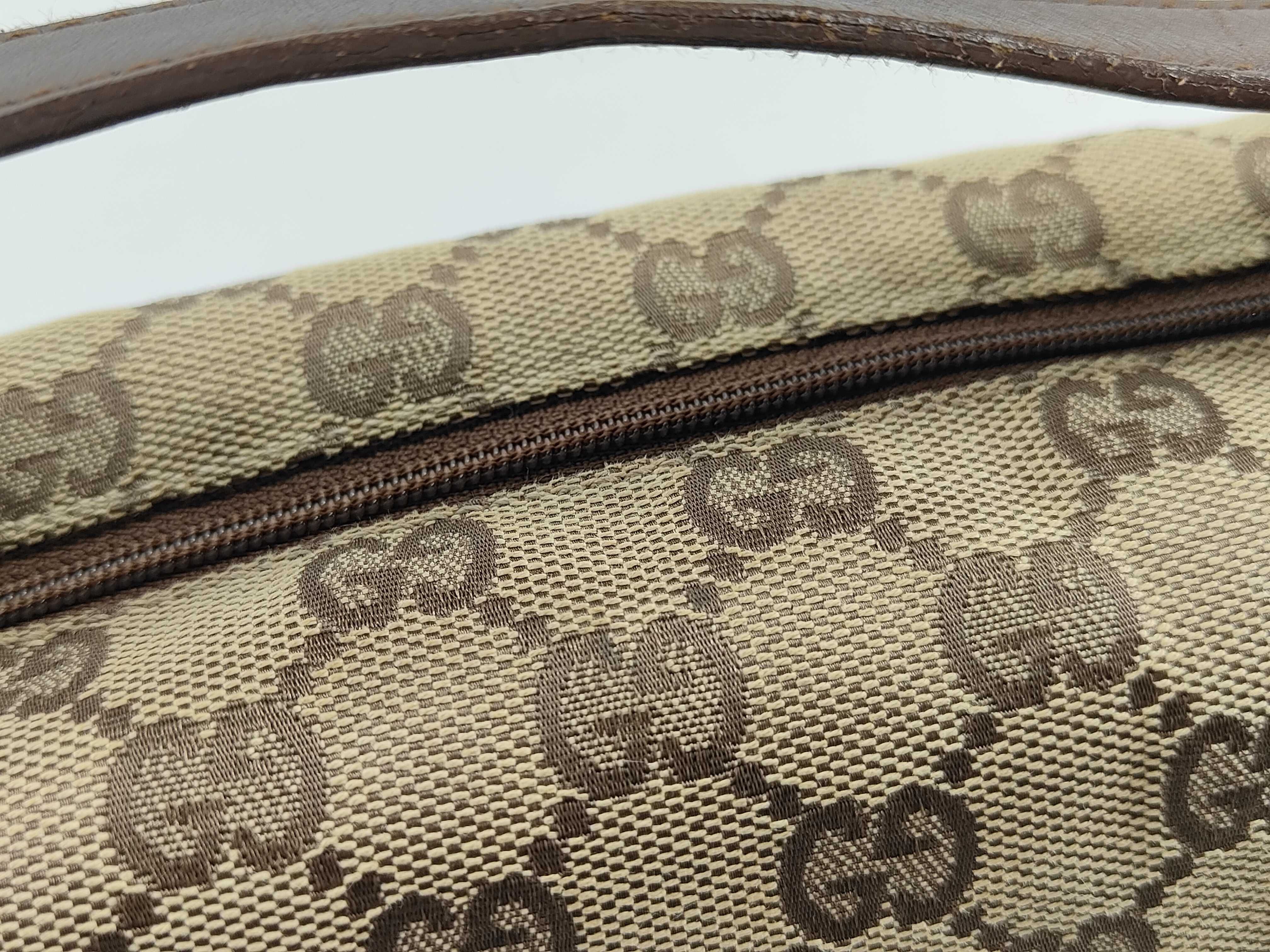 GG Canvas Accessory Pouch, GG Canvas 34080, Handbag, Vanity Bag, Brown Pouch — view 10