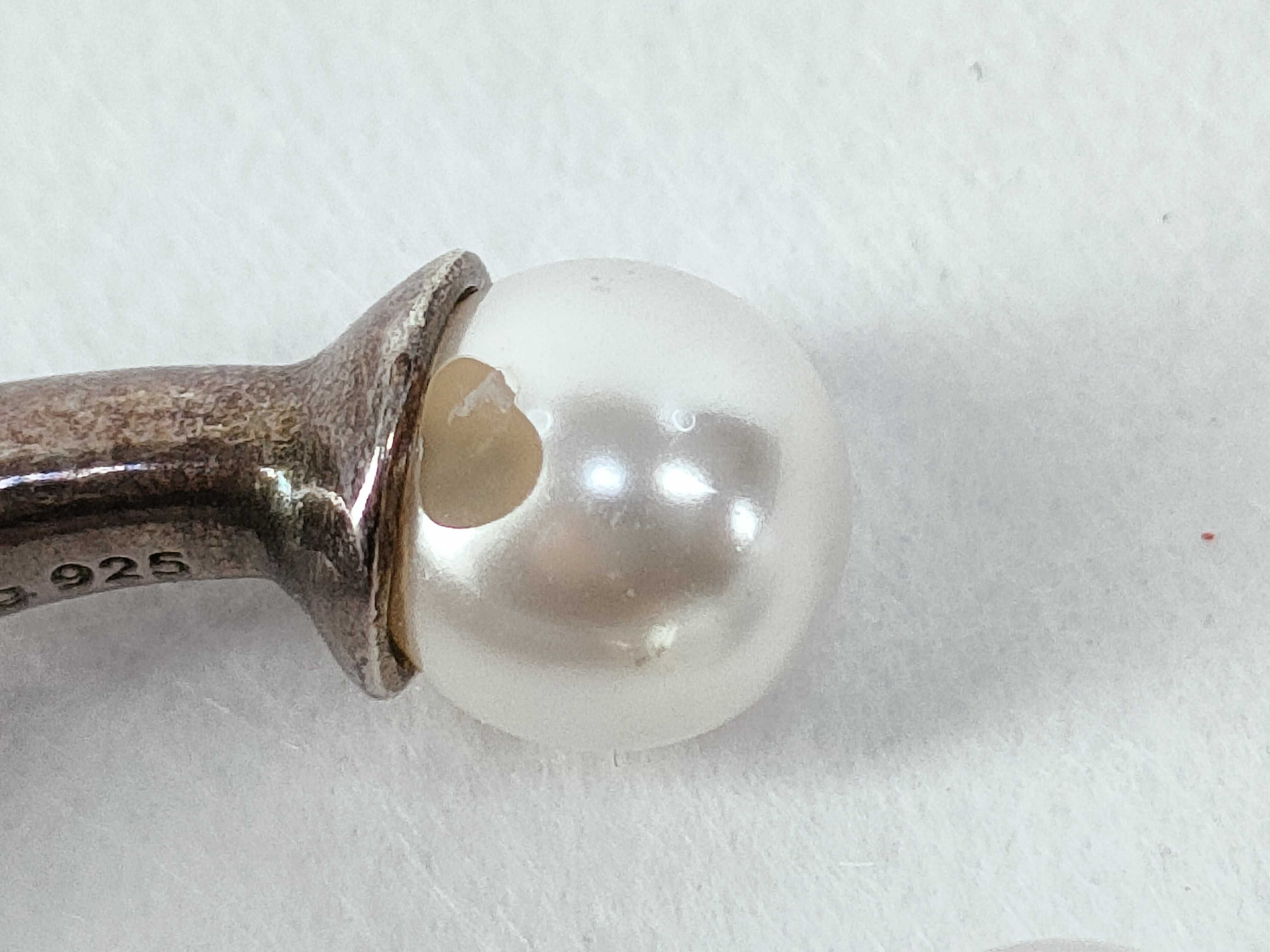 Tribal Pearl Ring, Size L — view 7