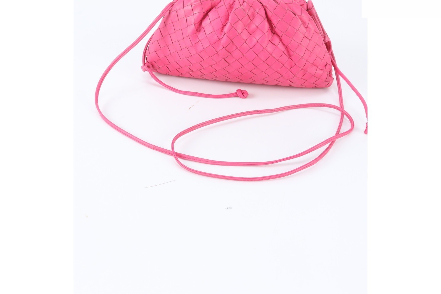 Intrecciato Woven Leather Pouch 2-Way Shoulder Bag — view 2