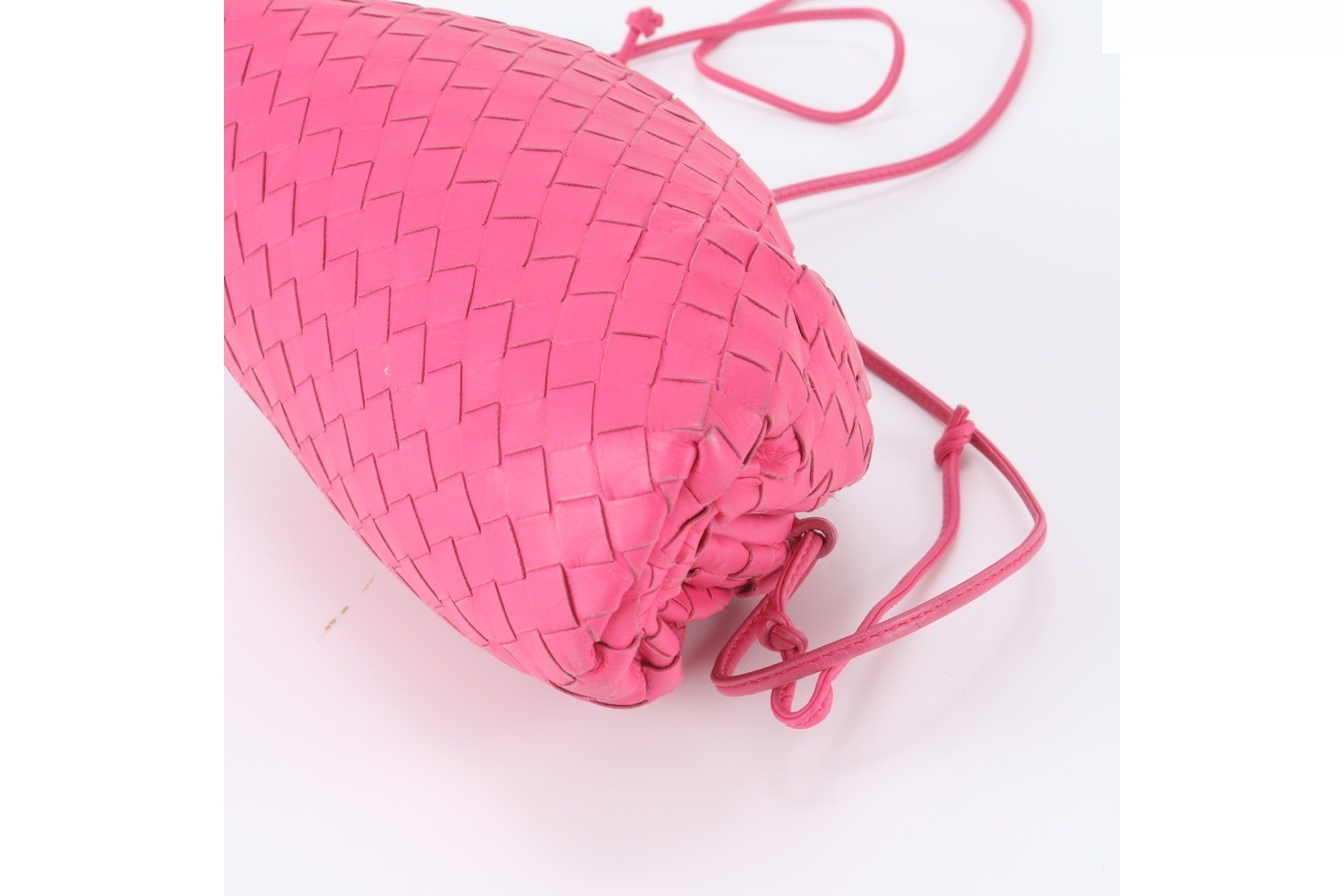 Intrecciato Woven Leather Pouch 2-Way Shoulder Bag — view 5