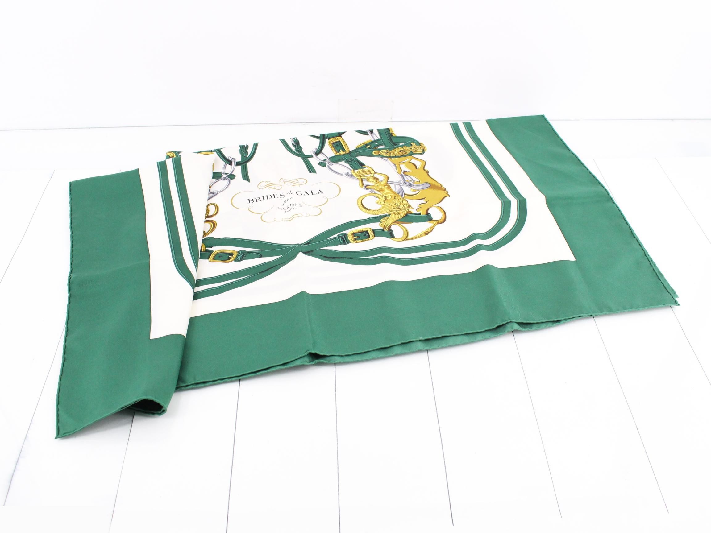 Carre 90 BRIDES de GALA Silk Scarf — view 3