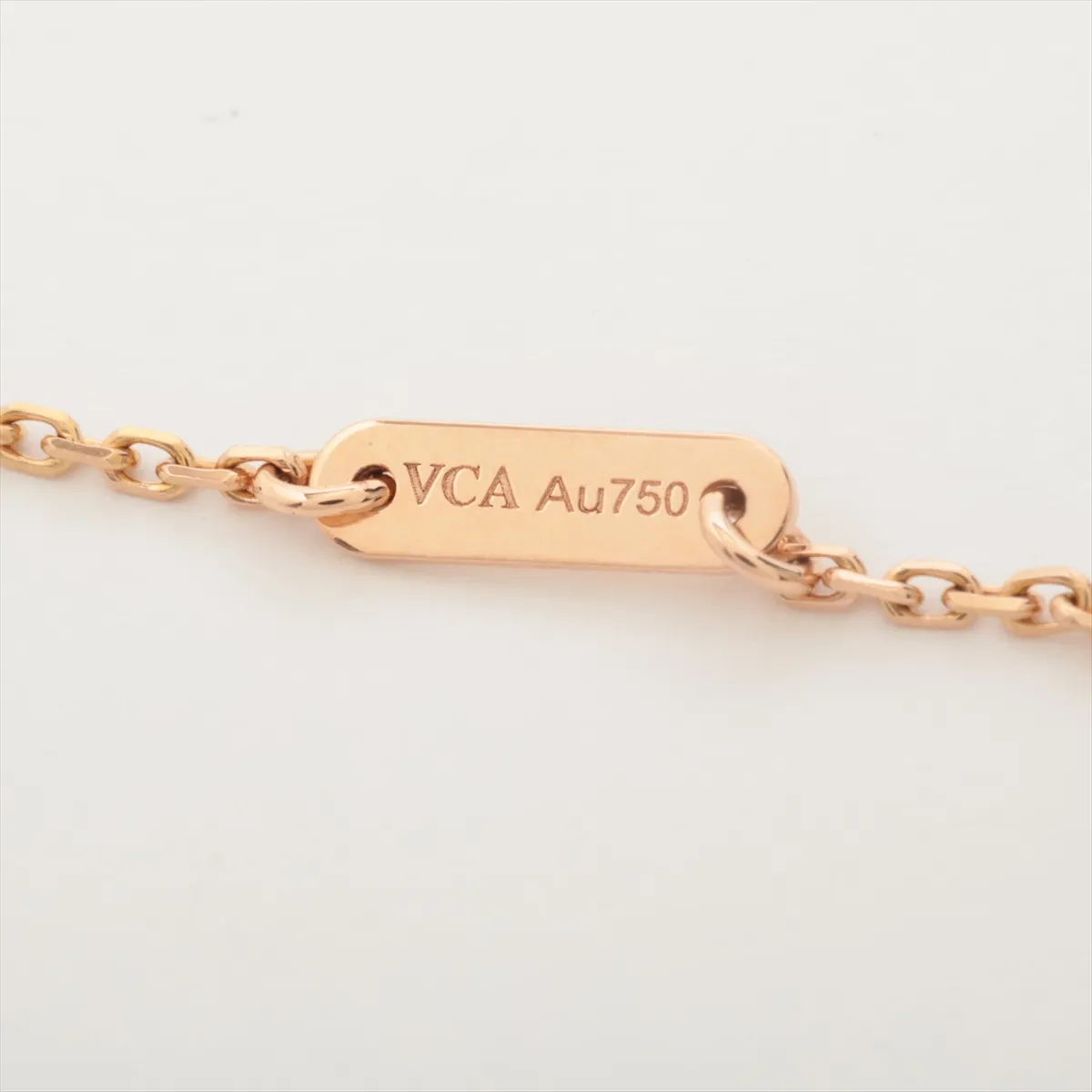 Sweet Alhambra Heart Carnelian Necklace 750 (PG) 2.6g JE042862 — view 4