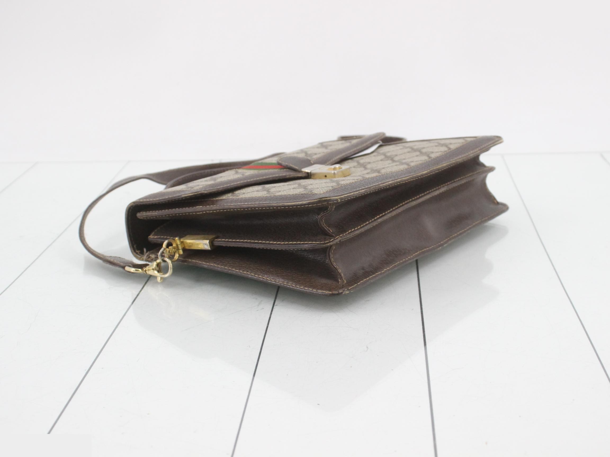 Old Gucci Sherry Line 2-Way Shoulder Bag — view 5