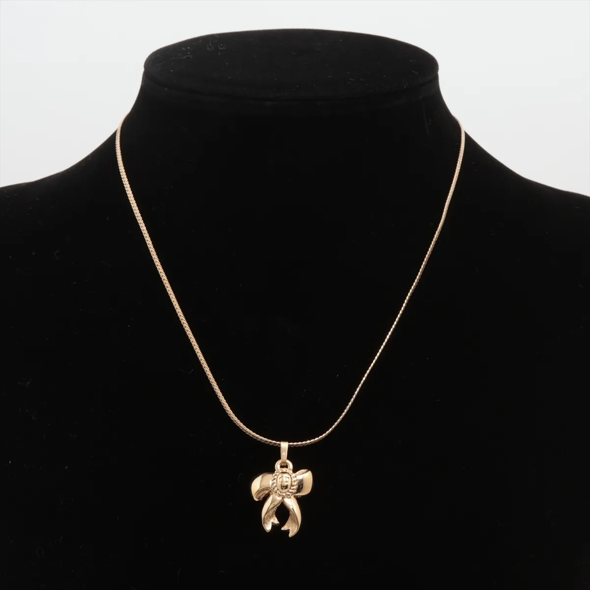 CD logo necklace, GP gold, — view 5