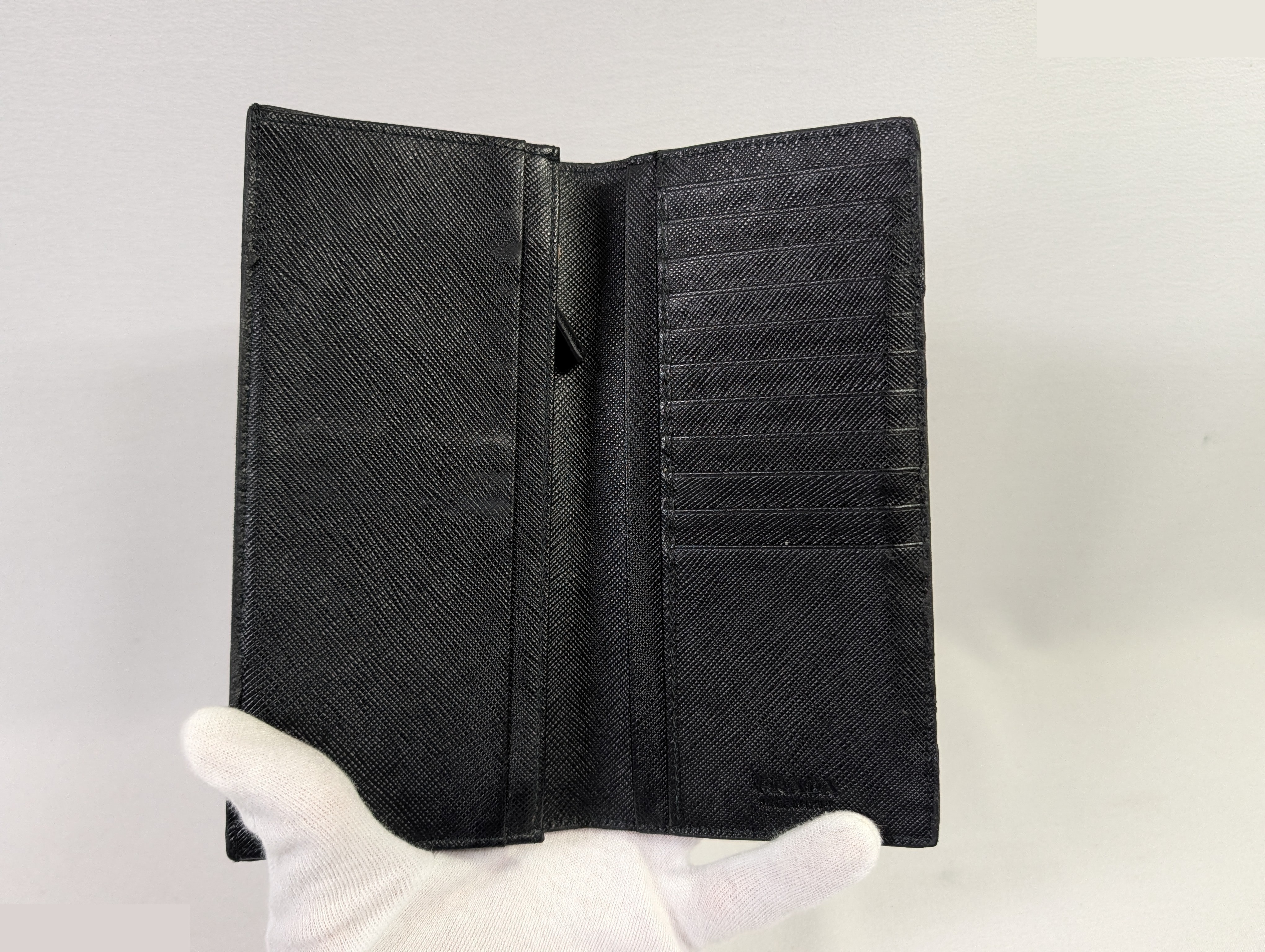 Saffiano bi-fold long wallet 2MV836 — view 5