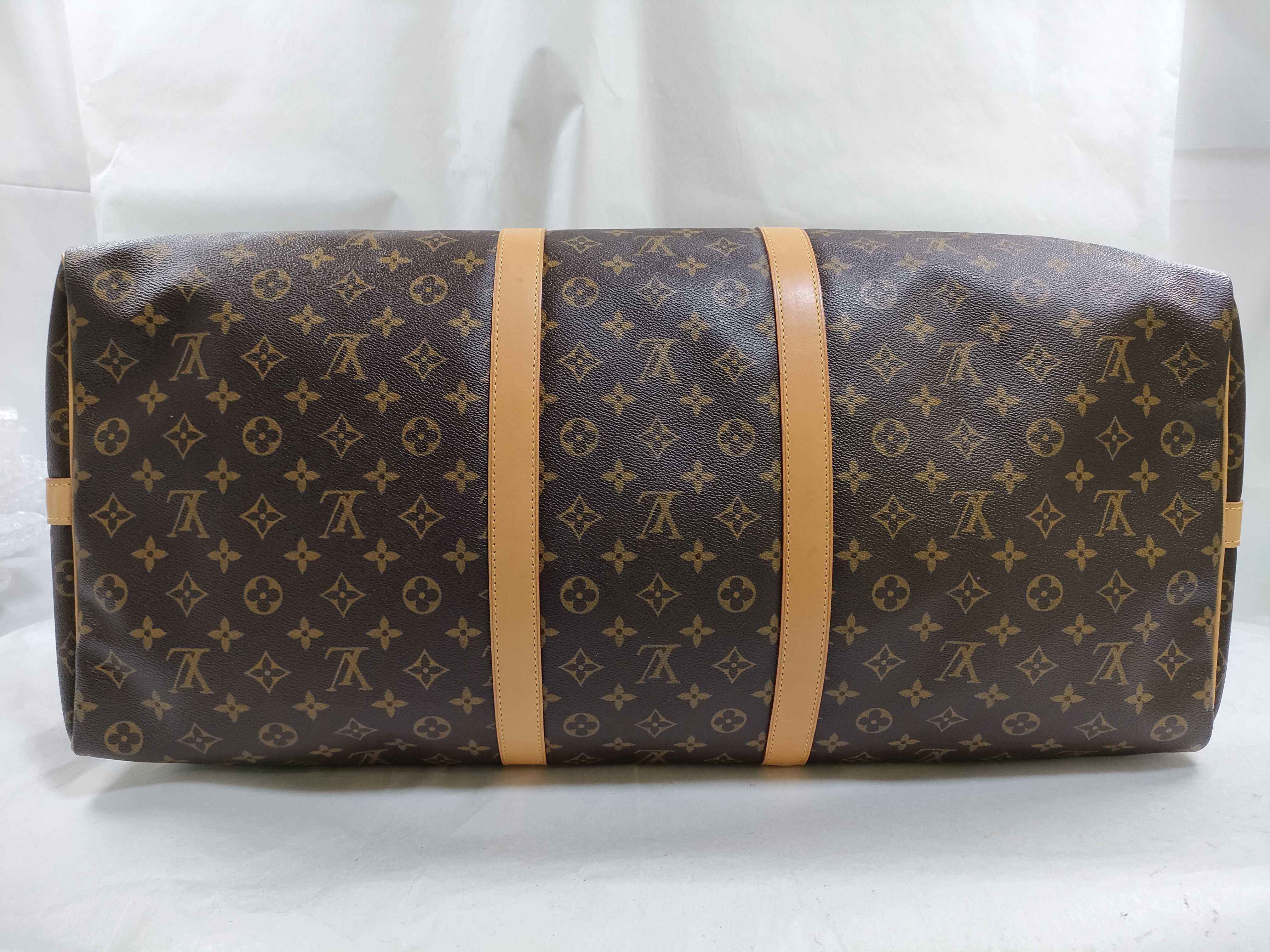 Monogram Keepall 60 M41422 MB5018 Brown Boston Bag — view 11