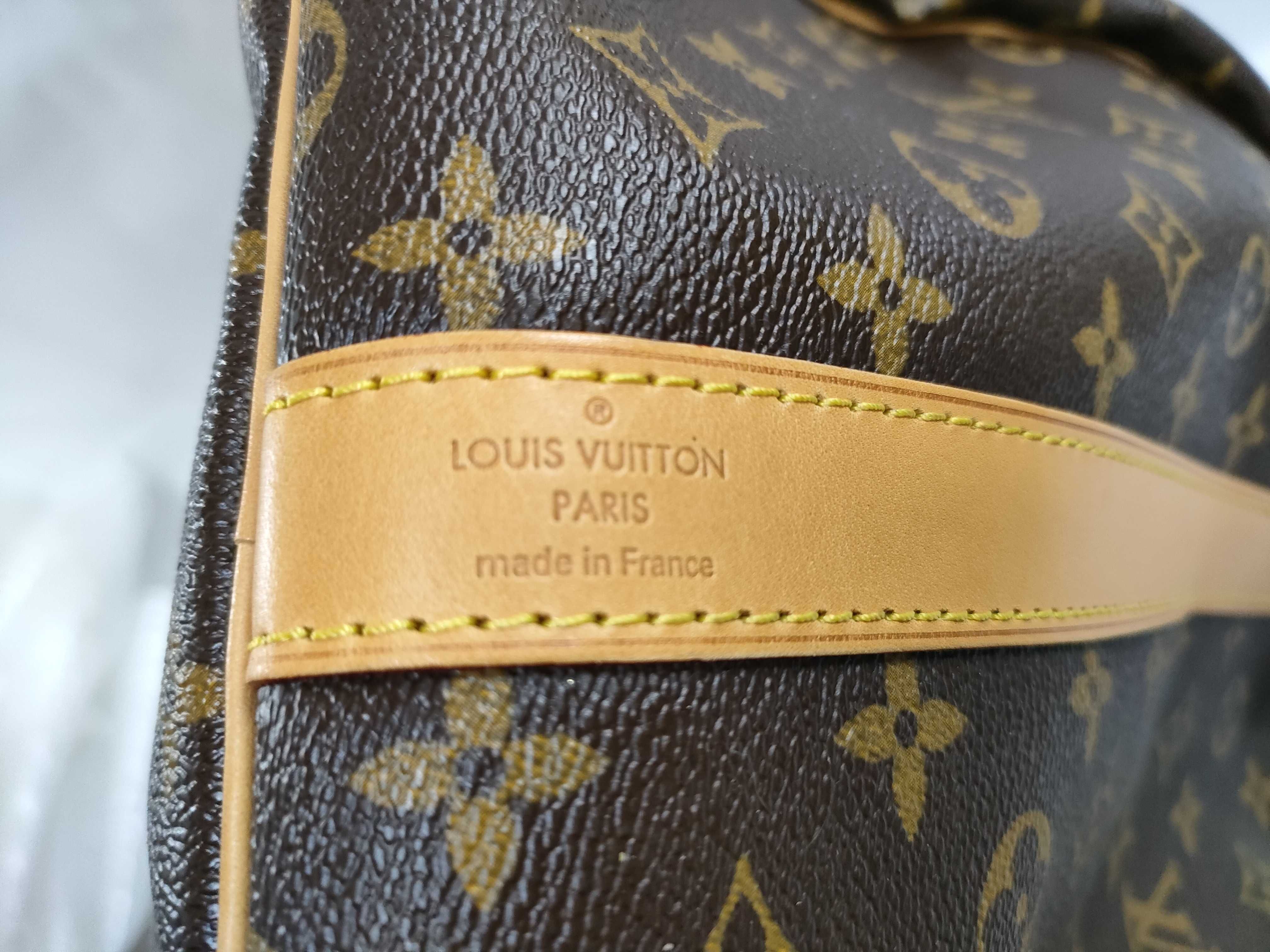 Monogram Keepall 60 M41422 MB5018 Brown Boston Bag — view 13