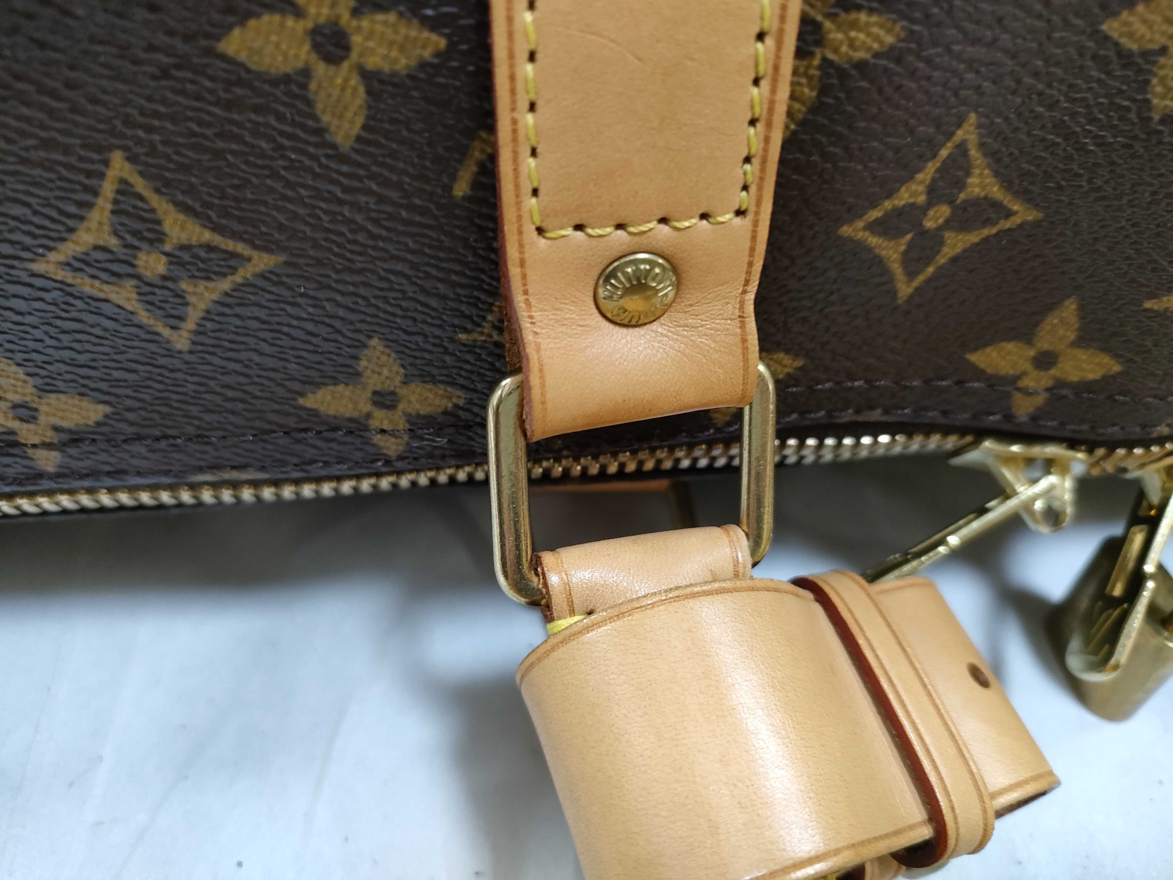Monogram Keepall 60 M41422 MB5018 Brown Boston Bag — view 6