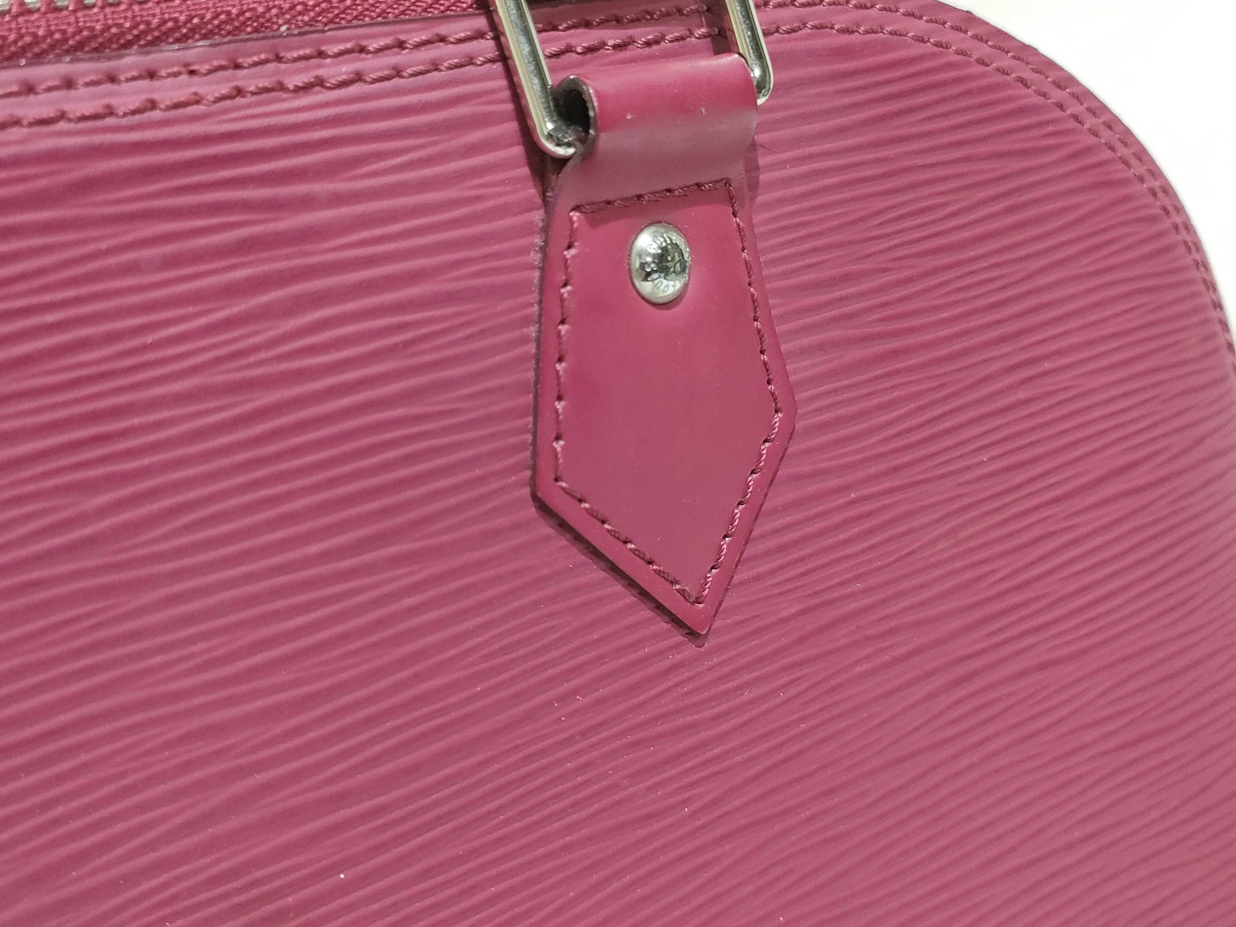 Epi ID- Cowskin Alma Pink 32cm Handbag SHW Handbag — view 15