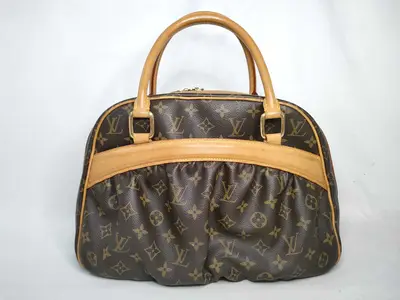 Monogram ID- Monogram Mitzi M40058 CA0095 Brown Handbag