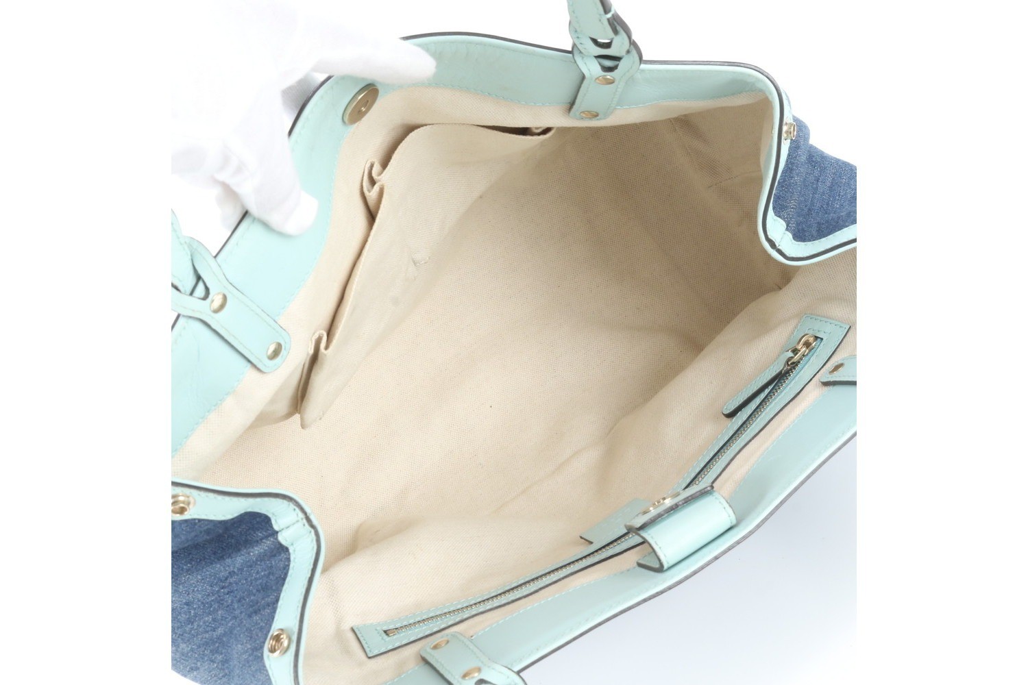 Craft 348715 Denim Leather Tote Bag — view 7