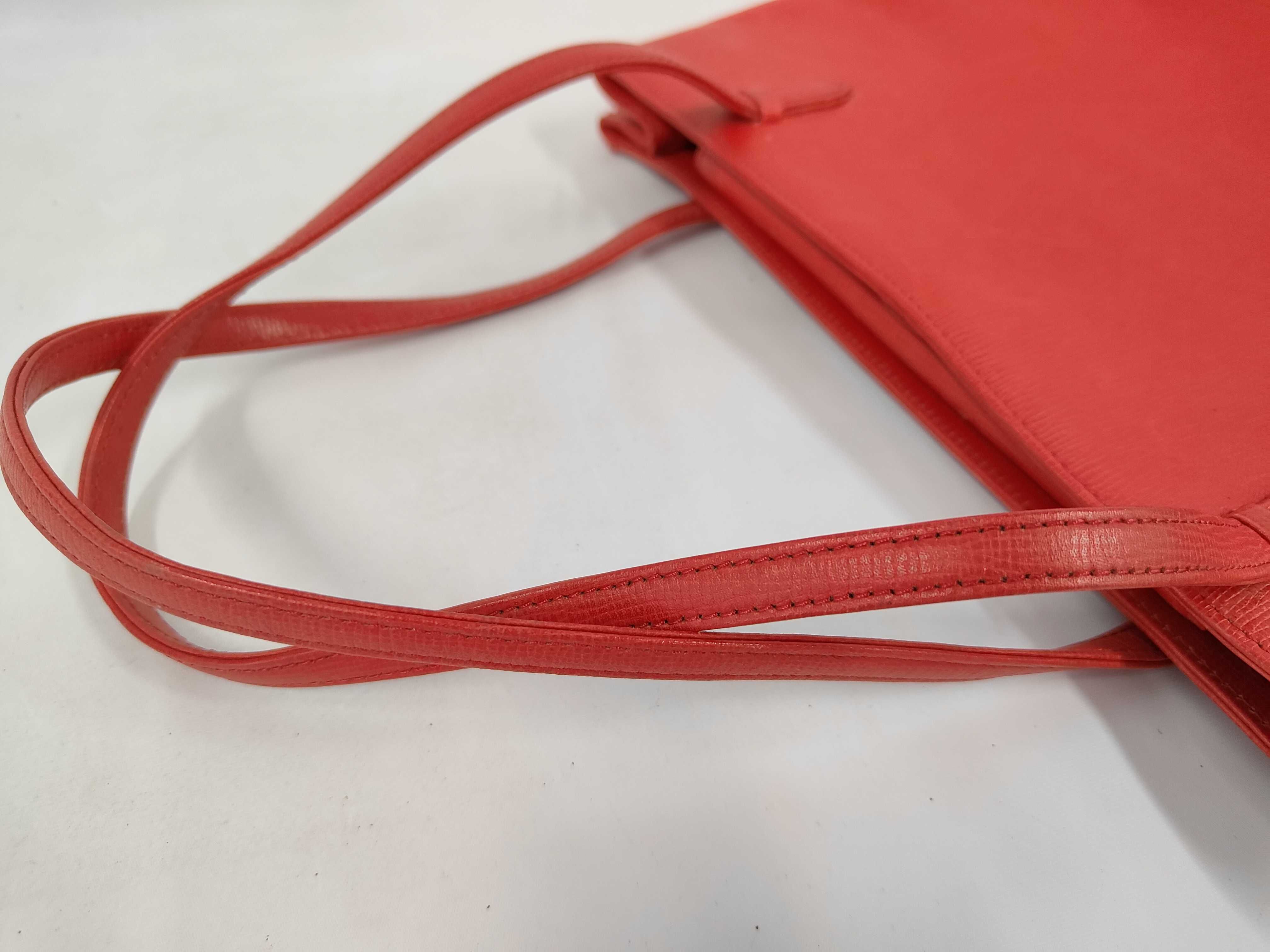 Leather Tote Bag, Red Tote Bag — view 5