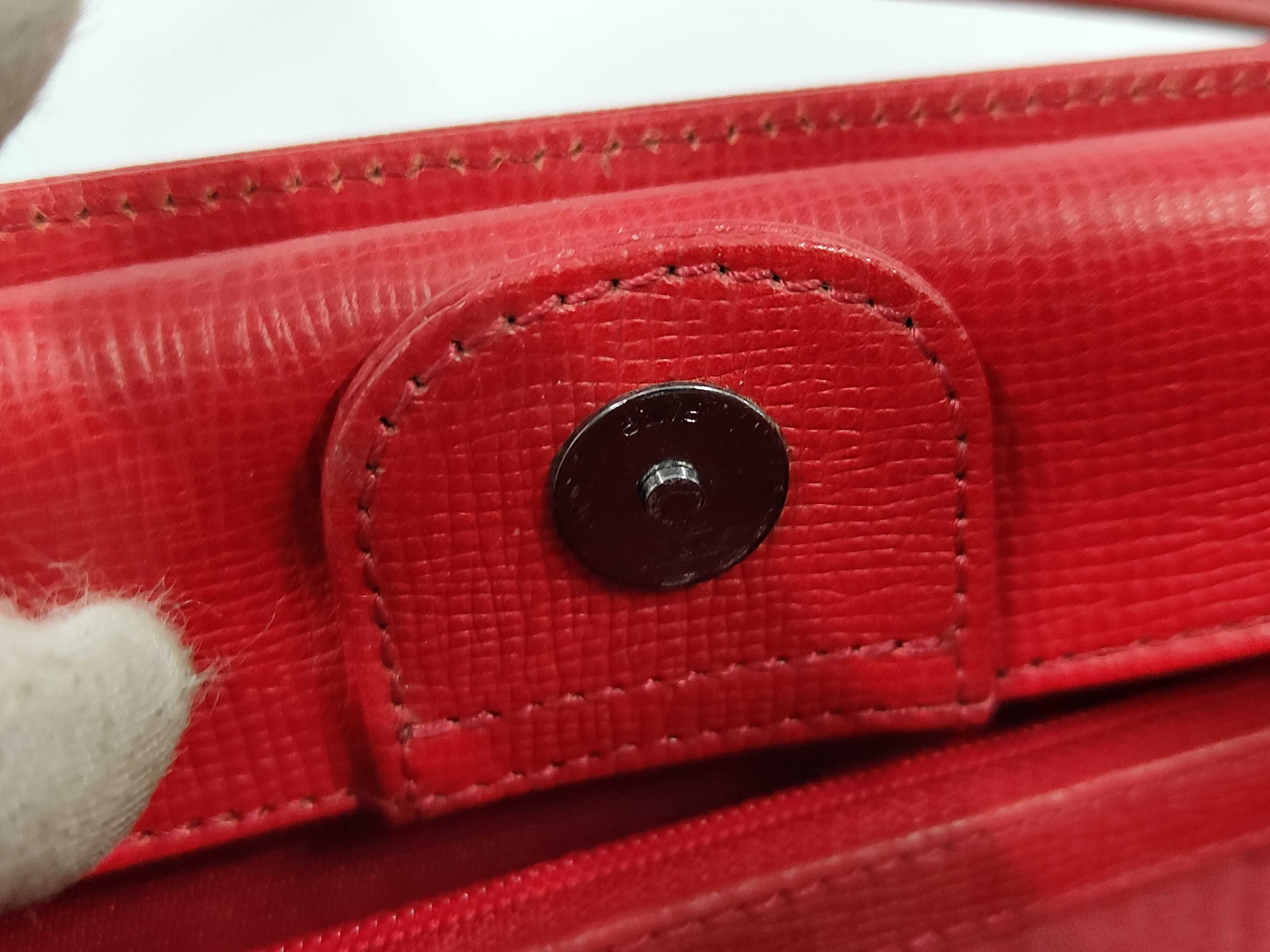 Leather Tote Bag, Red Tote Bag — view 10