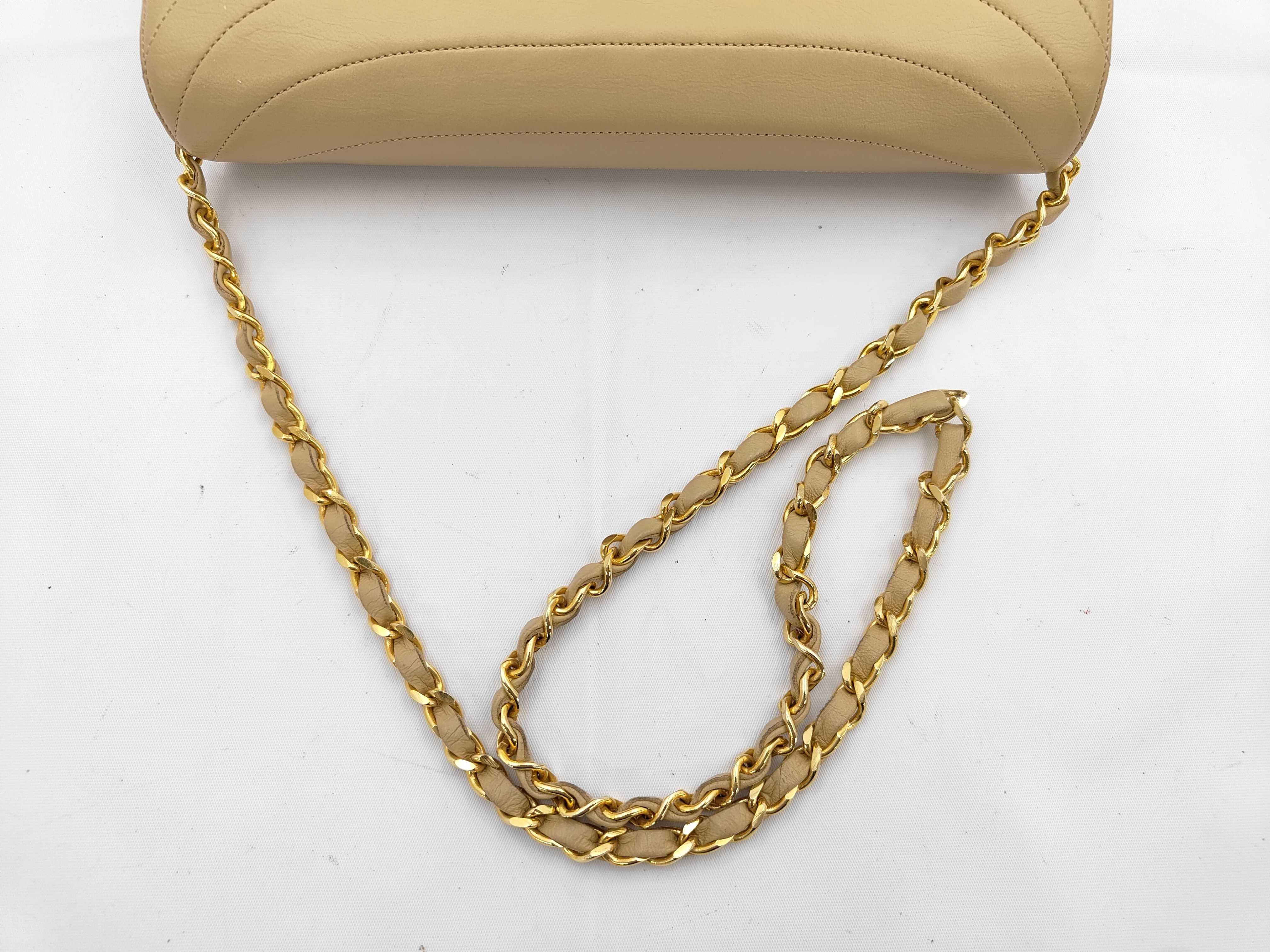 Half Moon Beige Shoulder Bag — view 3