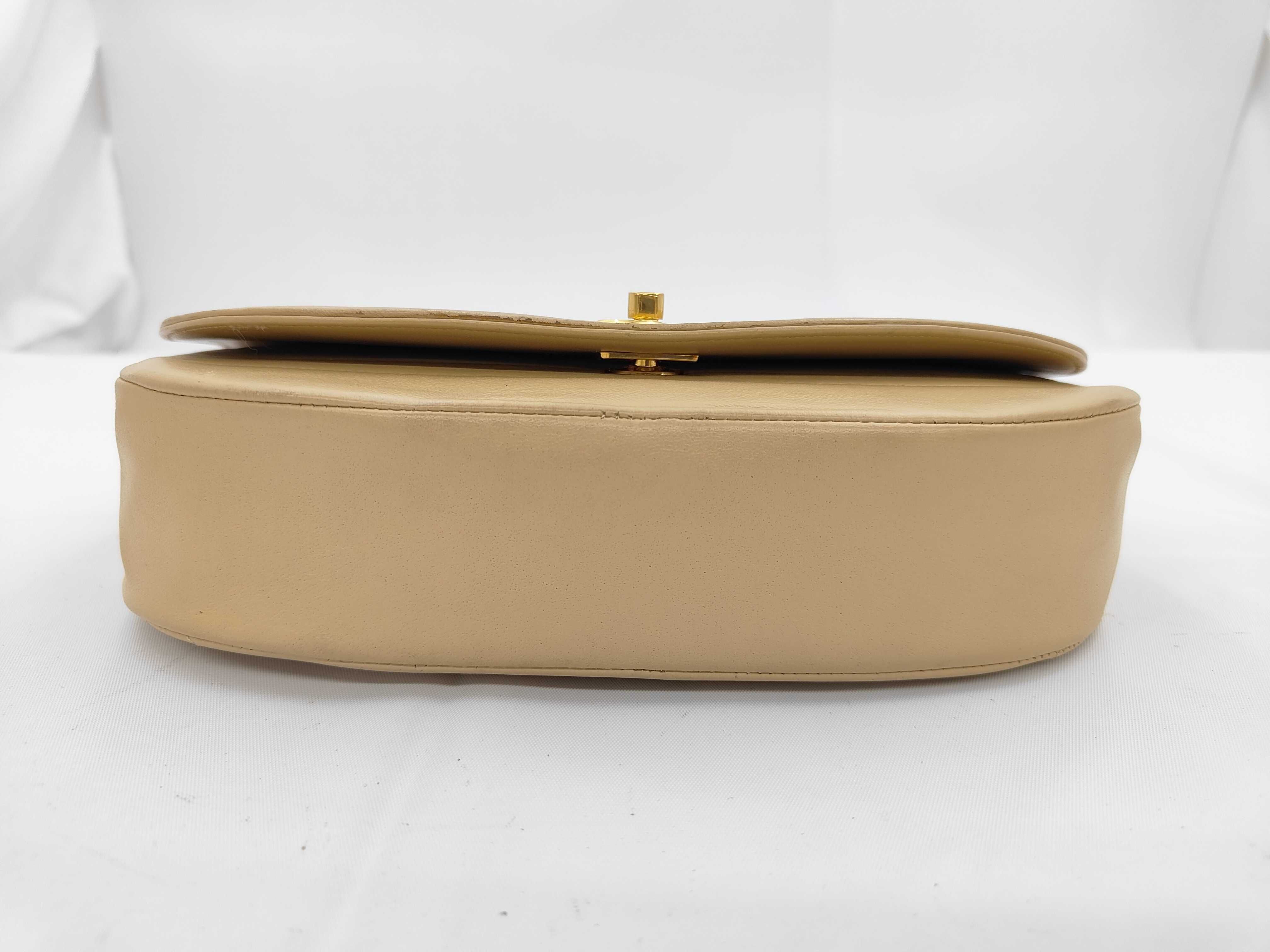 Half Moon Beige Shoulder Bag — view 5